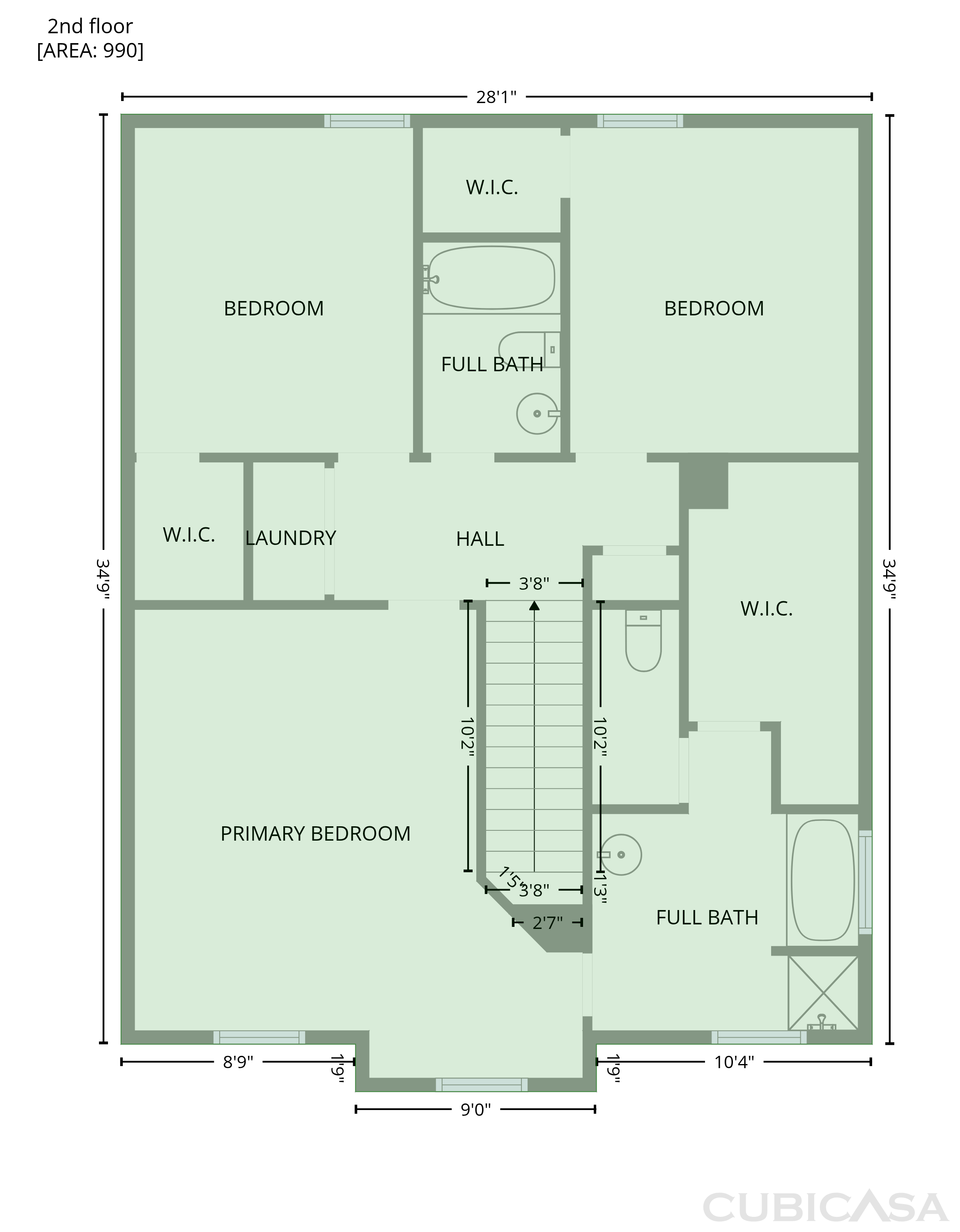 Second Floor of 6126 Hickory Lane Dr, Union City, GA