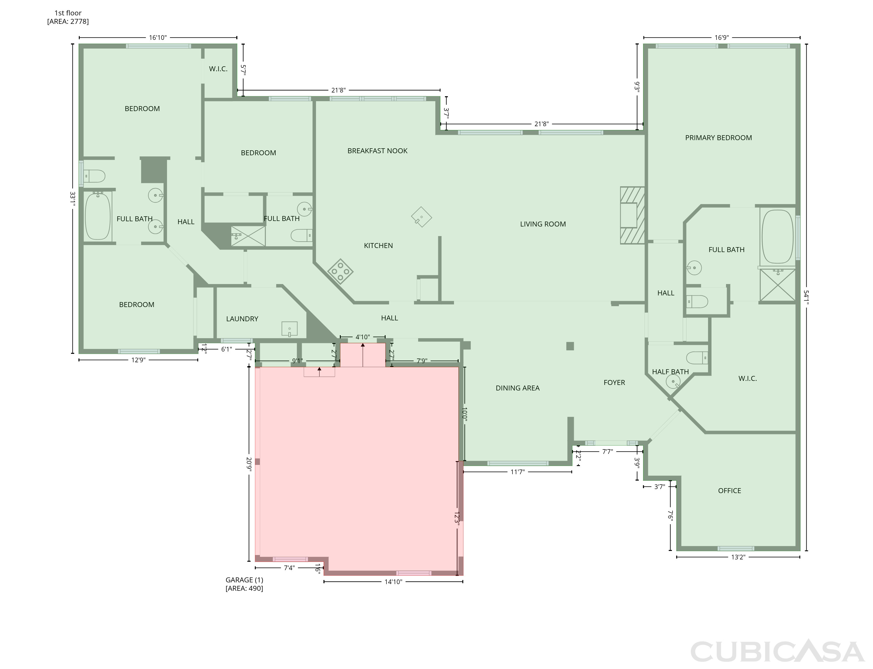 Main Floor of 1040 E Magnolia Loop, Madison, GA