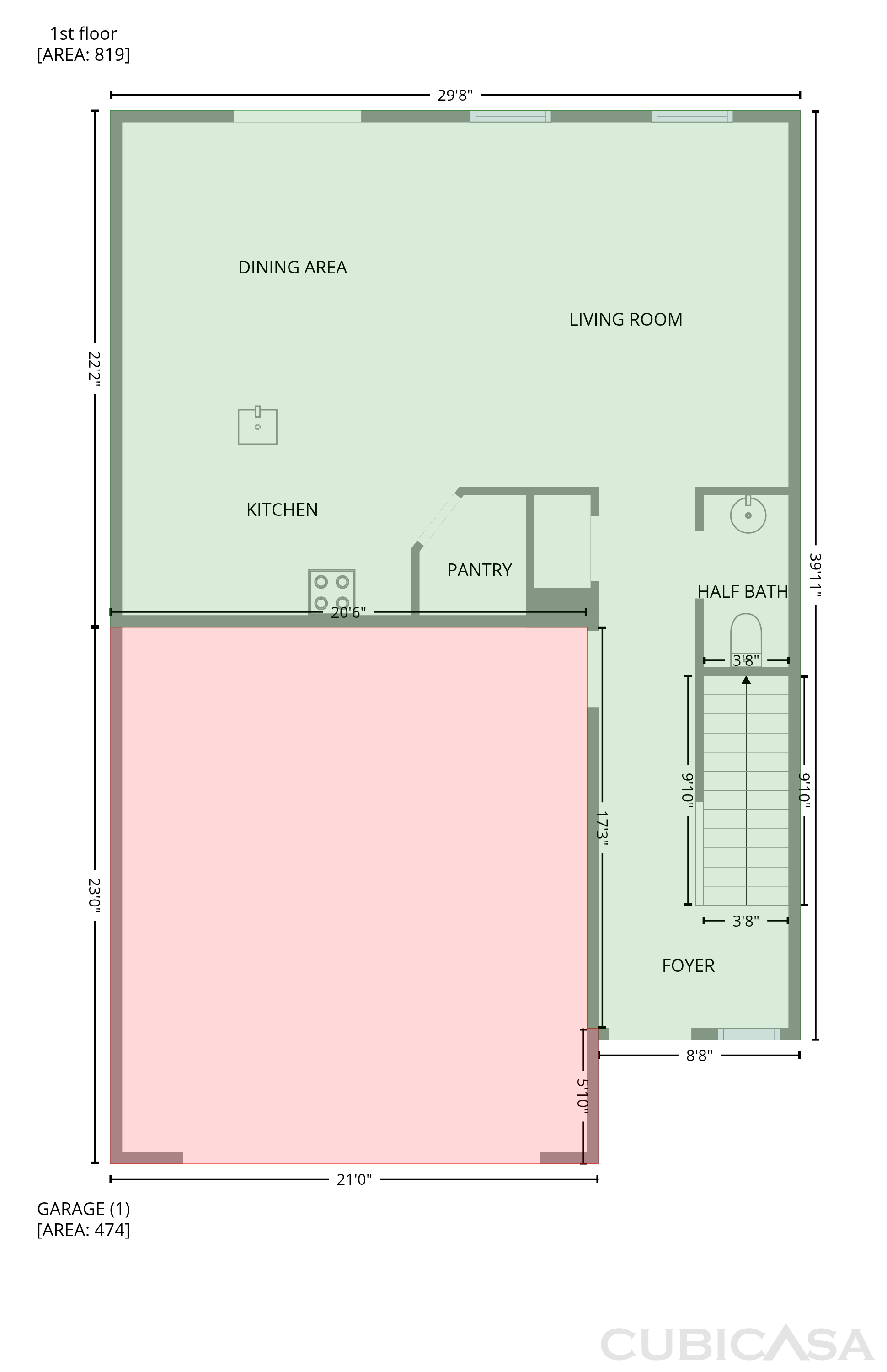 Main Floor of 667 Farmstead Trl, Inman, SC