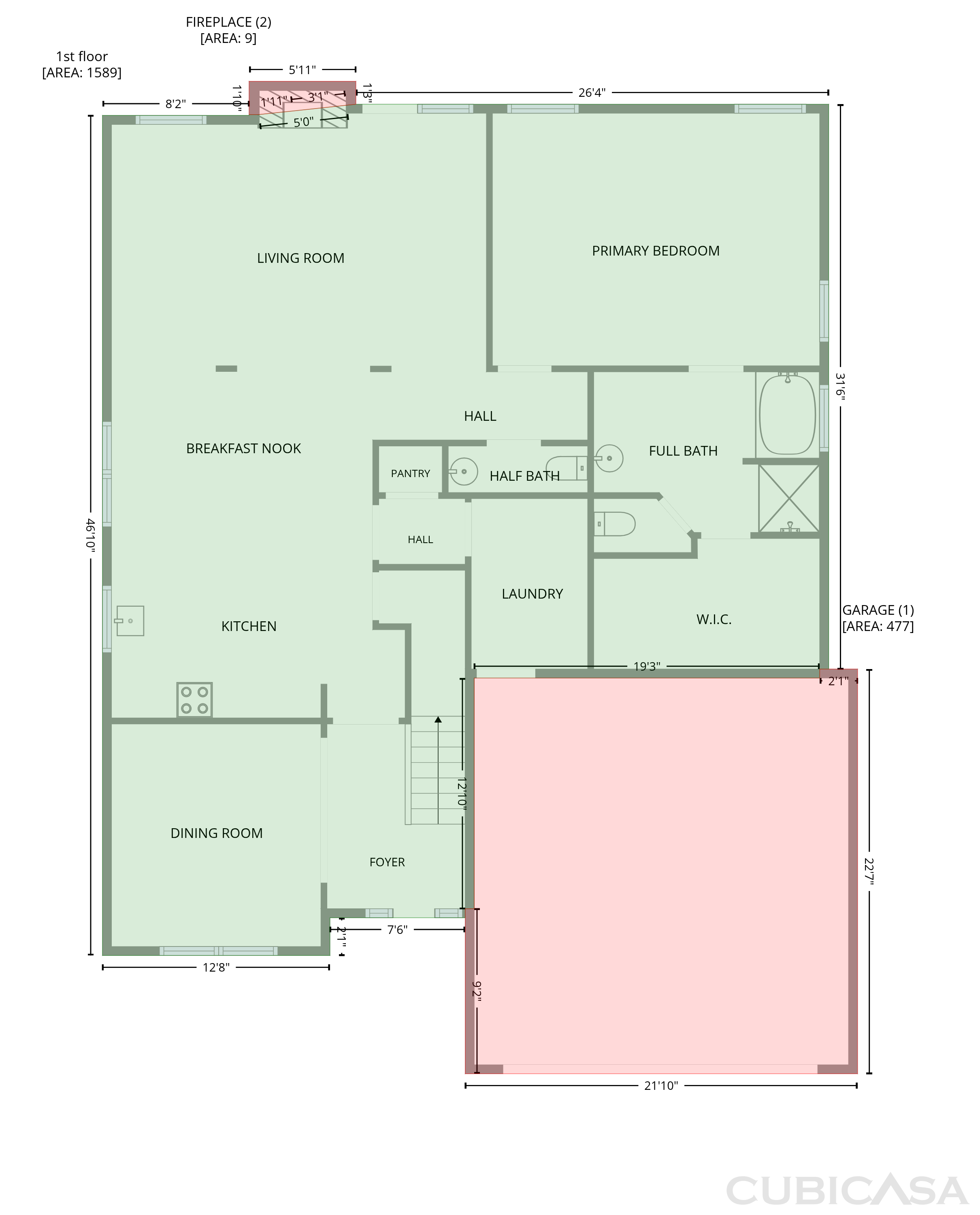 Main Floor of 2878 Oak Springs Dr, Statham, GA