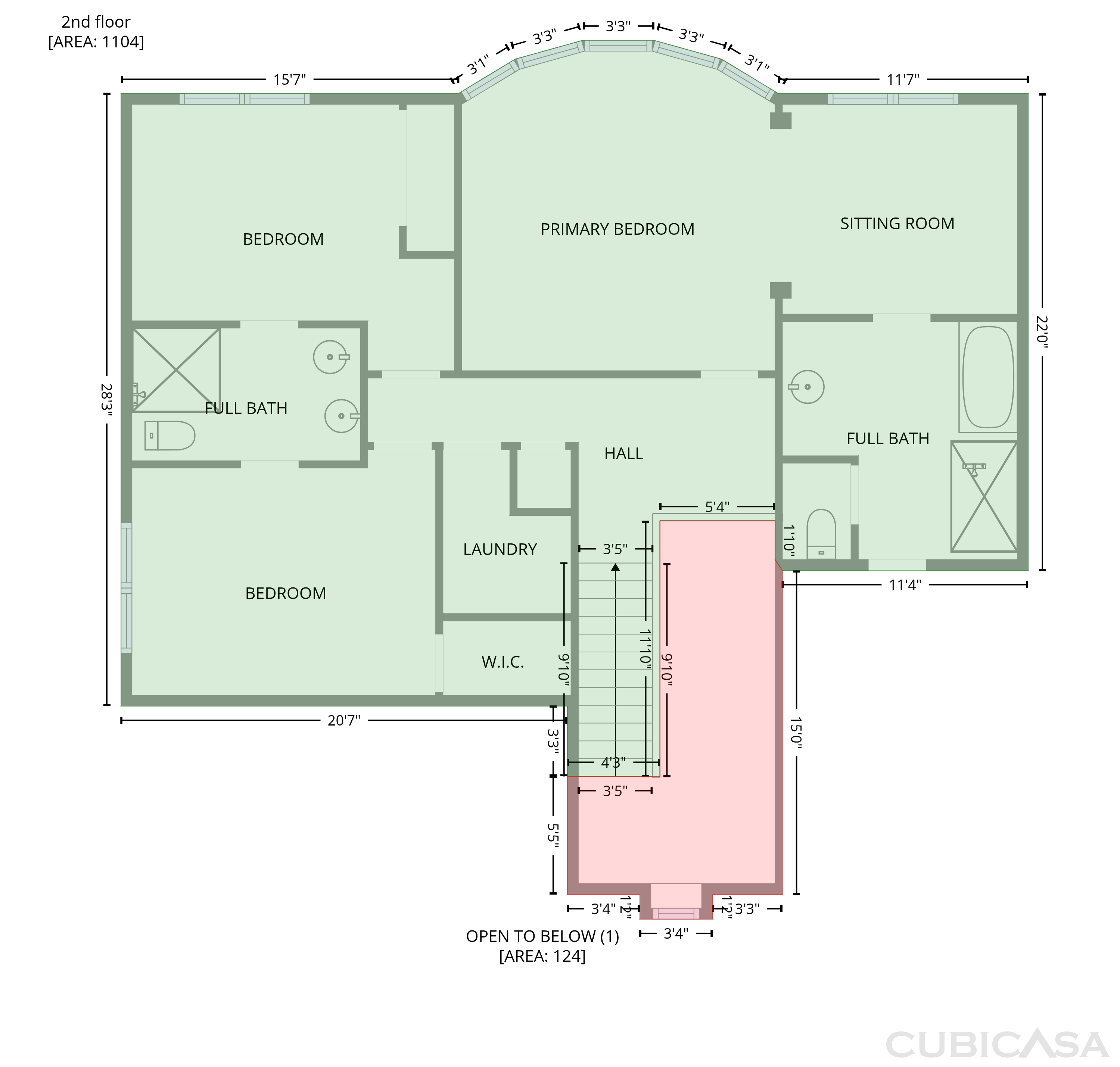 Second Floor of 6312 Ridgemount St, Wake Forest, NC