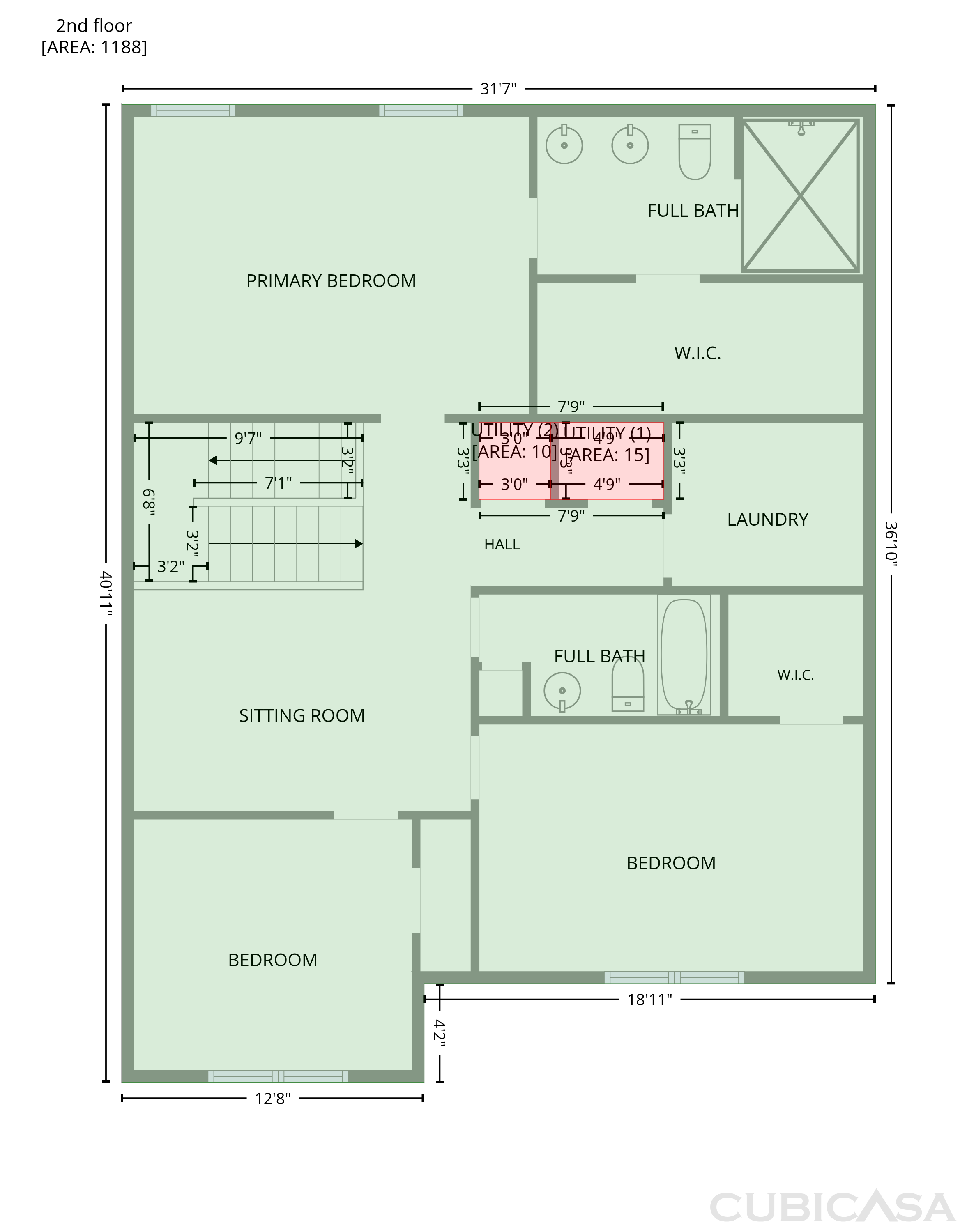 Second Floor of 2618 Courtland Dr, Clover, SC