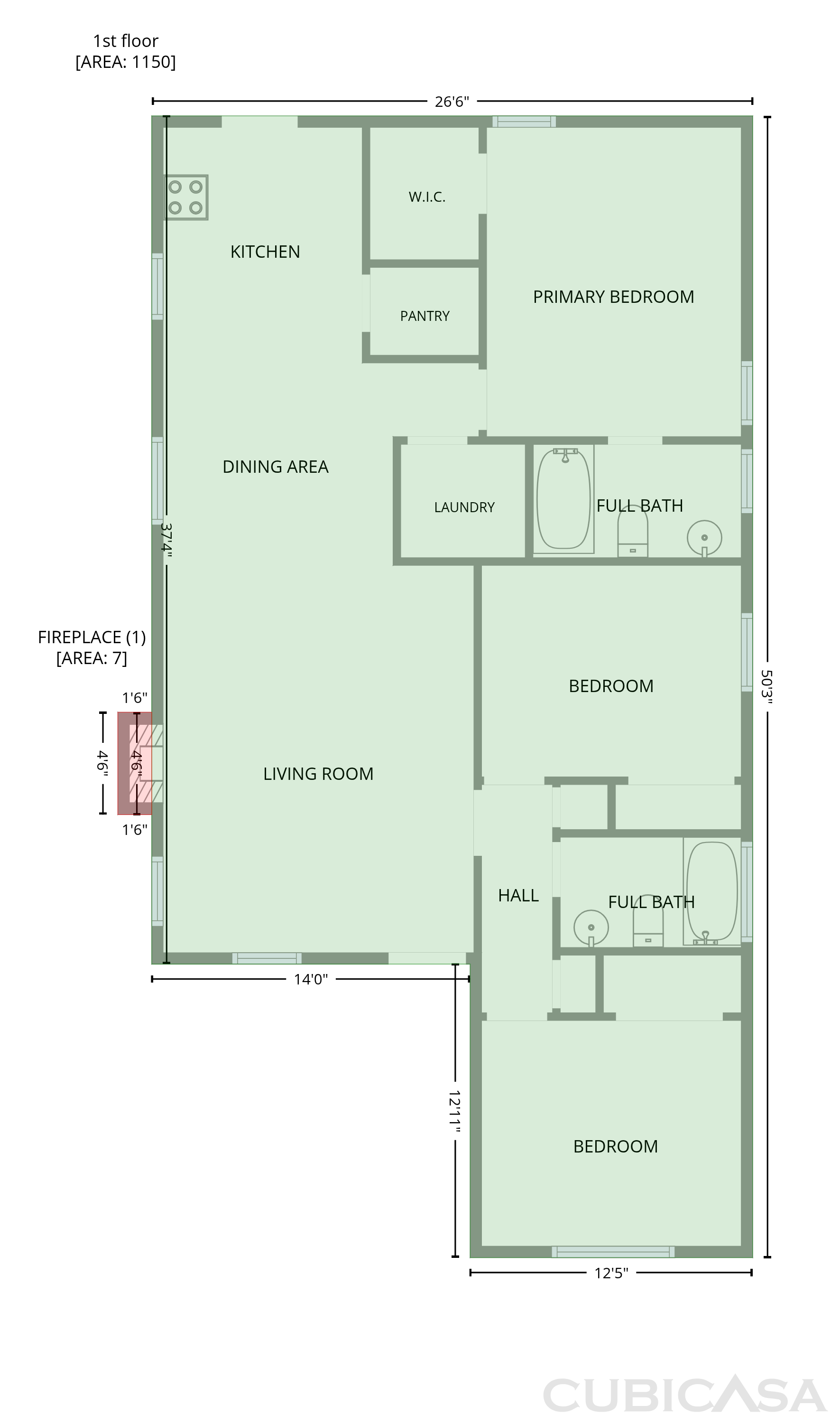 Main Floor of 151 Carrington Ln, Calera, AL