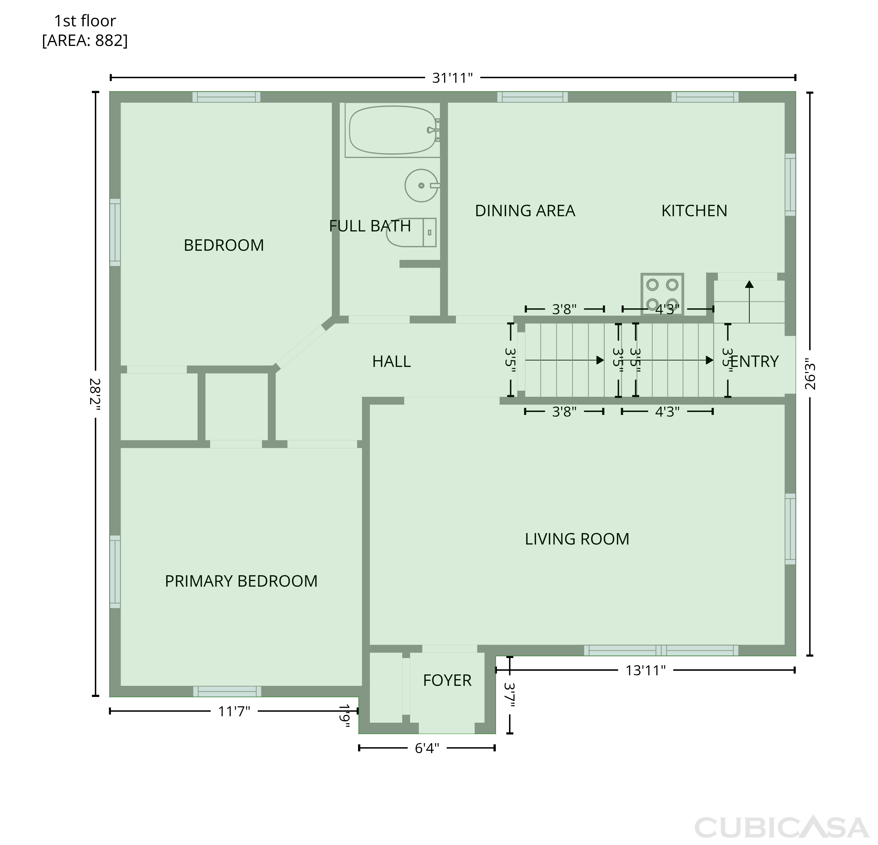 Second Floor of 956 Meda Ave, Lancaster, OH