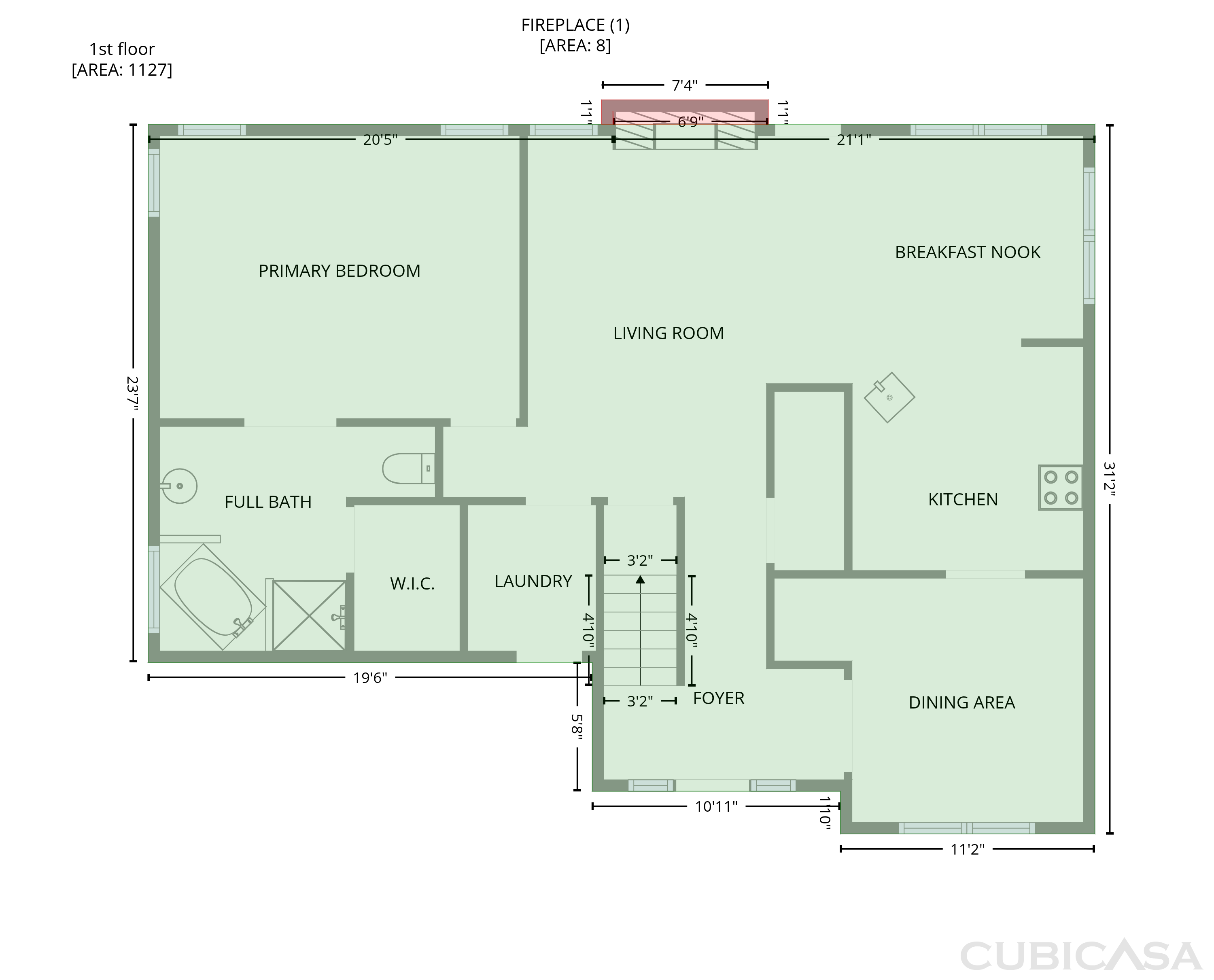 Main Floor of 206 Northwind Dr, Stockbridge, GA