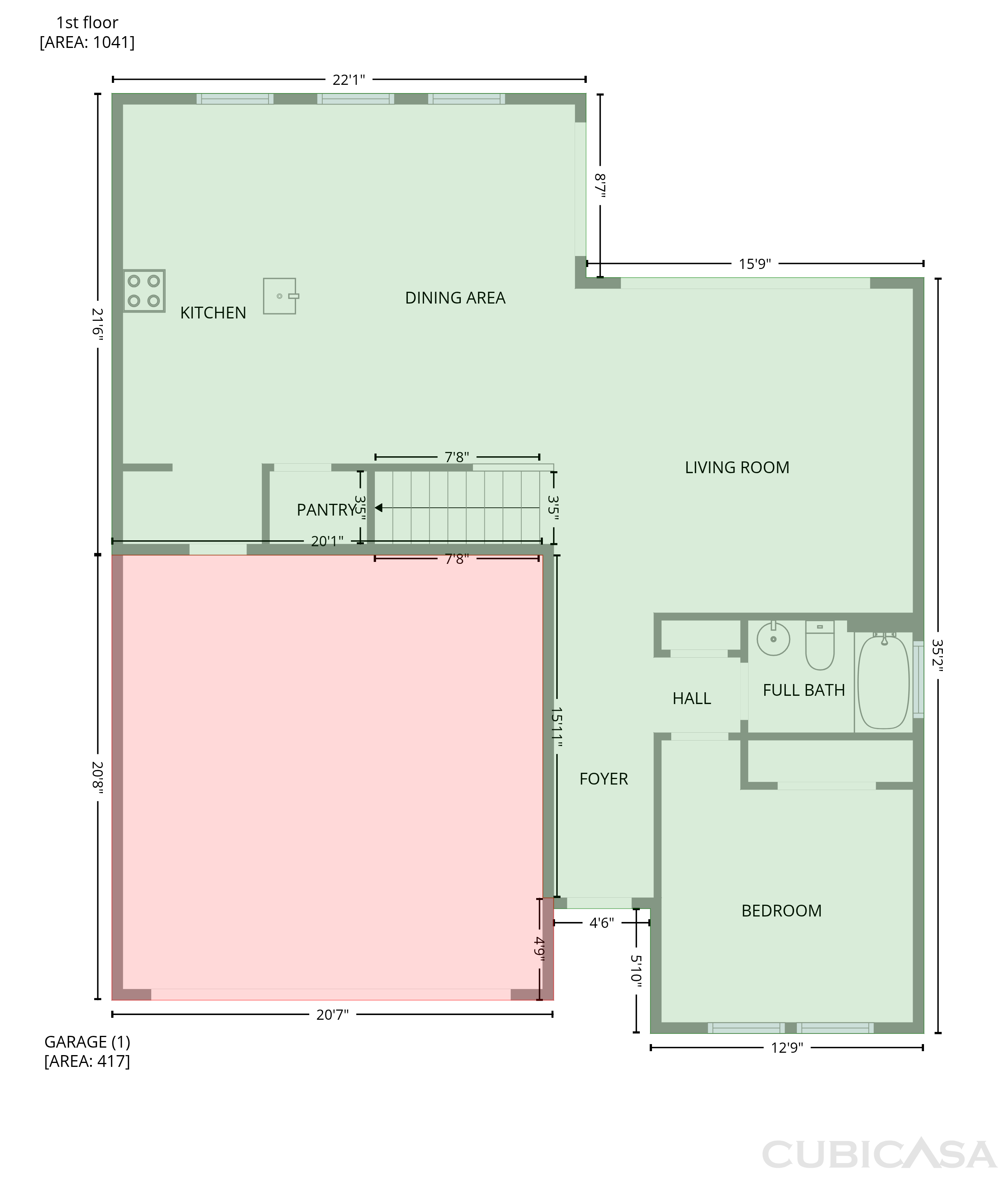 Main Floor of 12643 Horseshoe Bend Dr, Lithia, FL