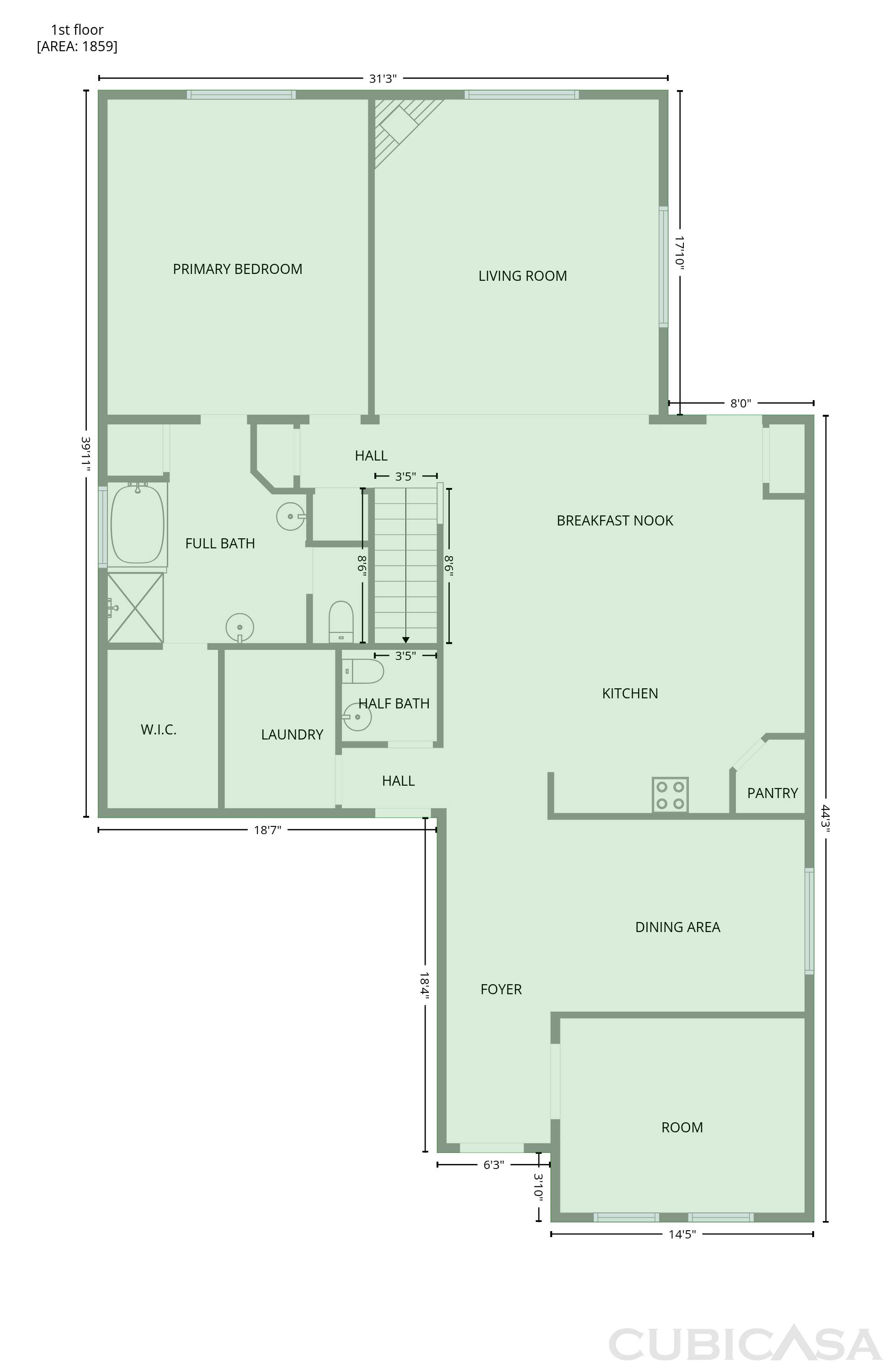 Main Floor of 19438 Otter Trail Ct, Katy, TX