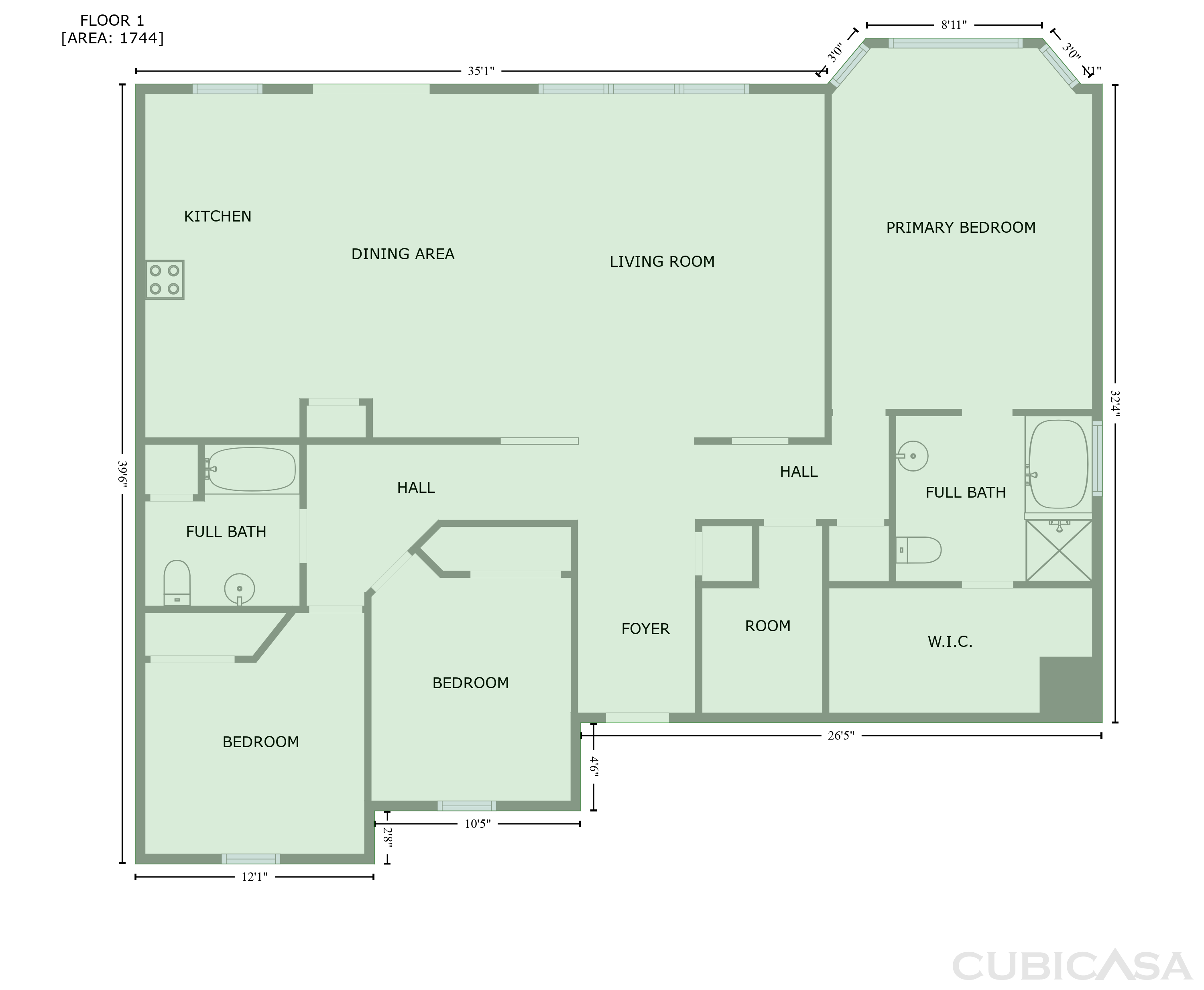 Main Floor of 1292 Sunray Ct, Jacksonville, FL