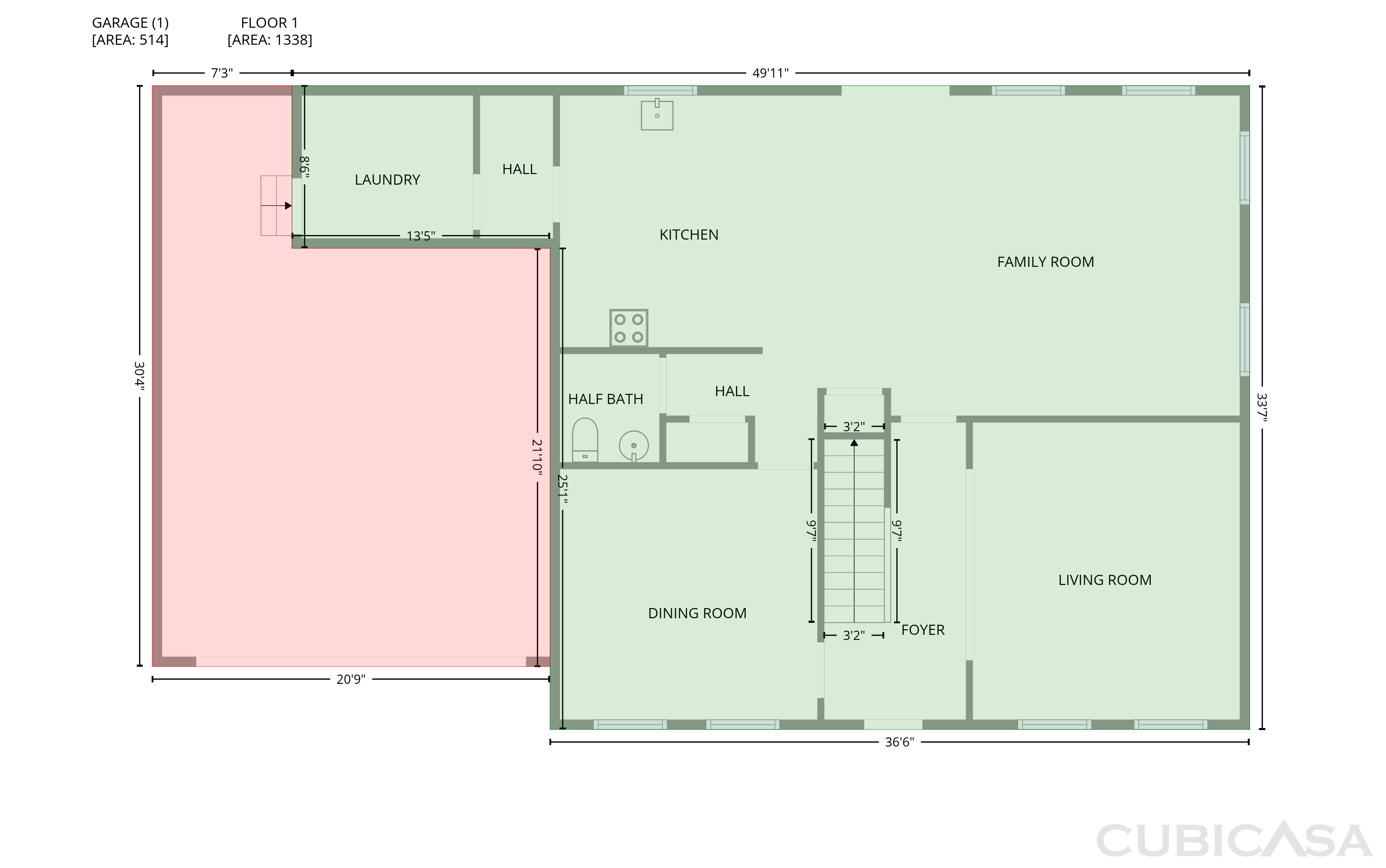 Main Floor of 2811 Iveywood Dr, Monroe, NC