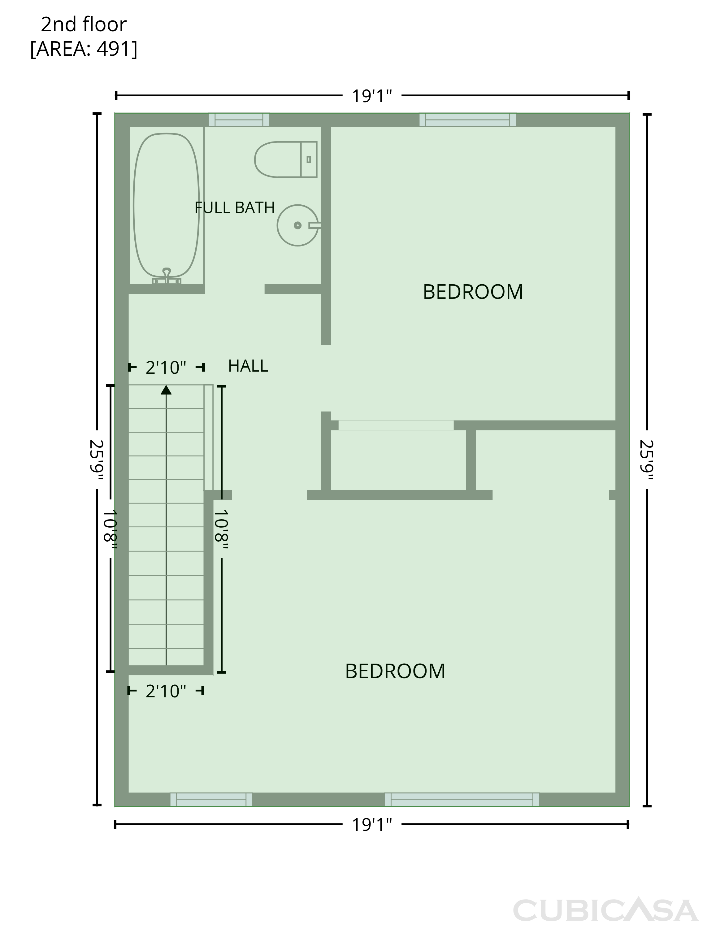 Second Floor of 109 Pine Walk Dr, Greenville, SC
