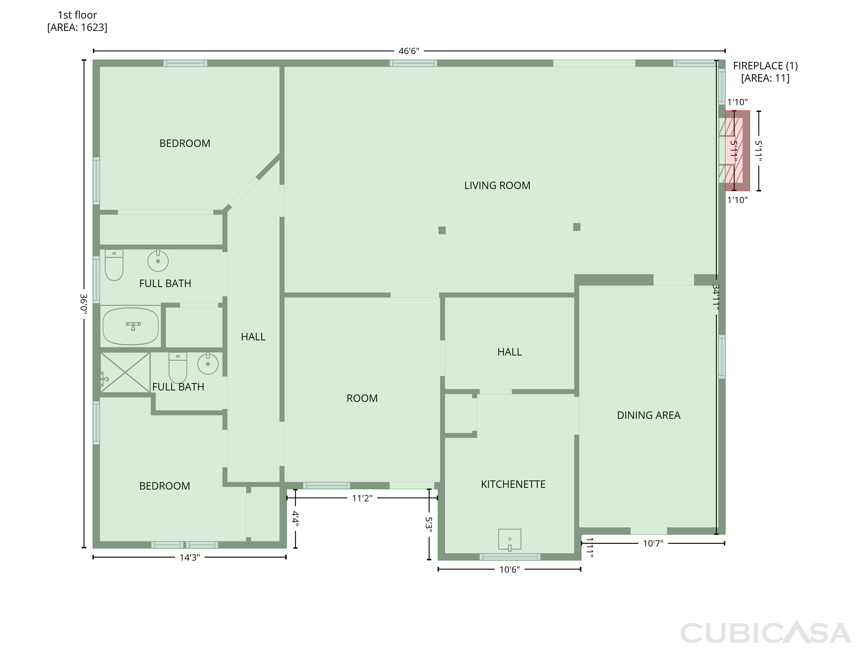 Main Floor of 5656 Salem Rd, Covington, GA