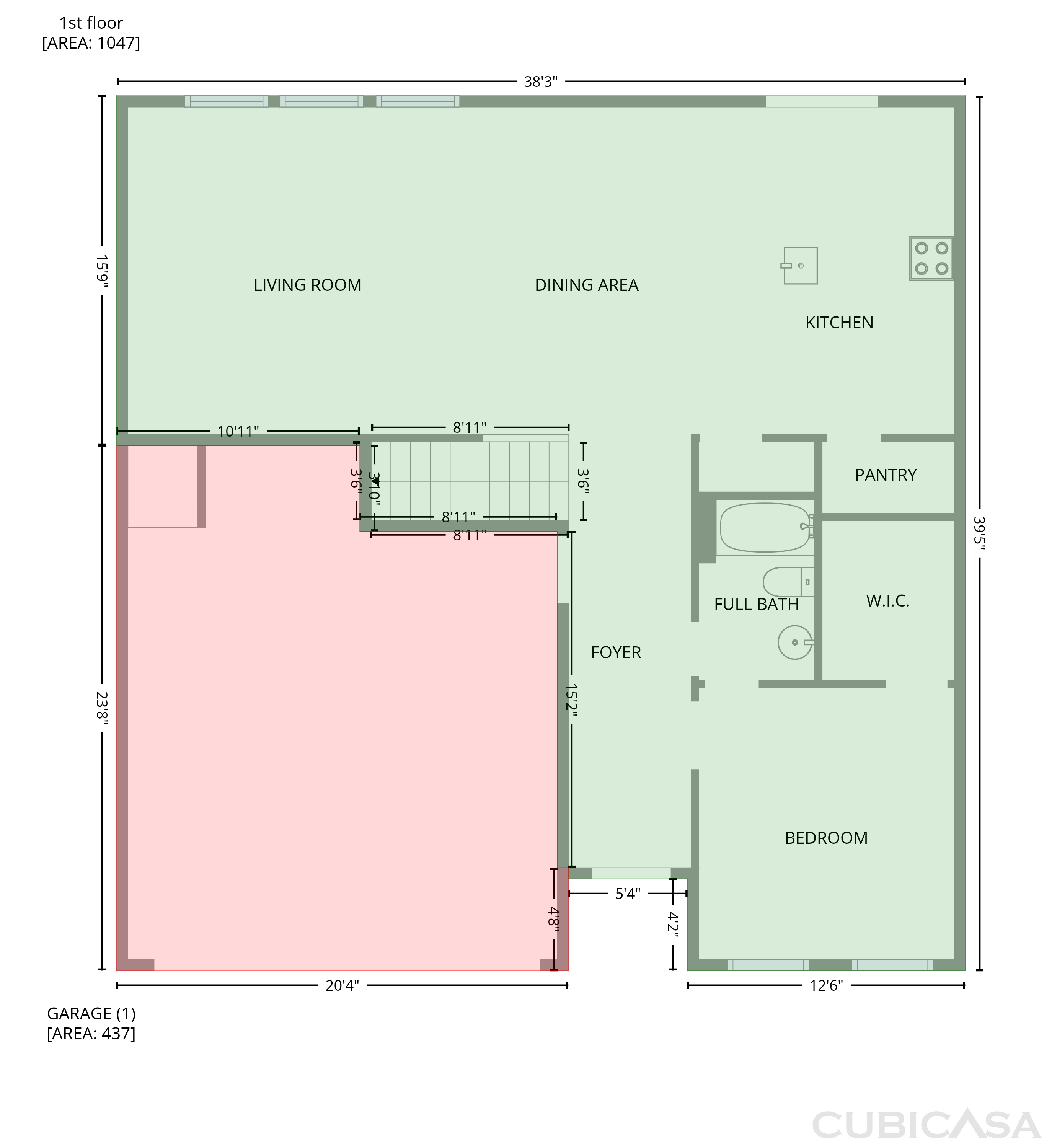 Main Floor of 820 Pennington View Ln, Alpharetta, GA