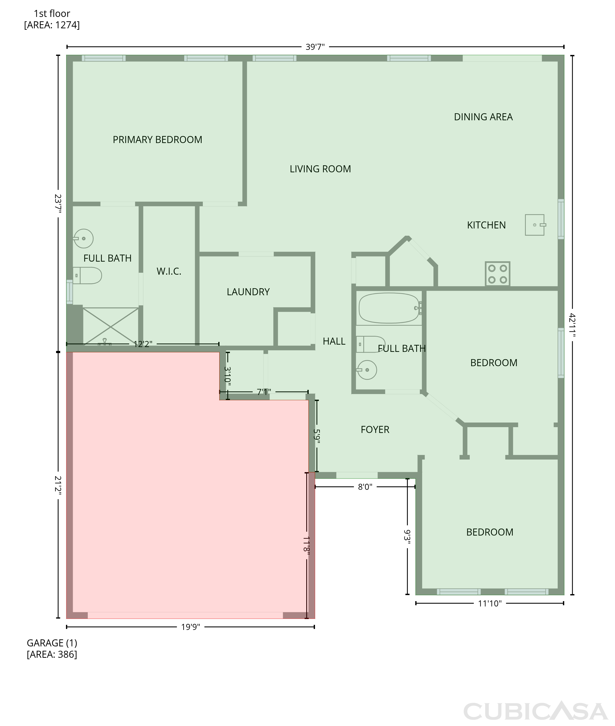 Main Floor of 599 Grandiflora Ave, Lancaster, SC