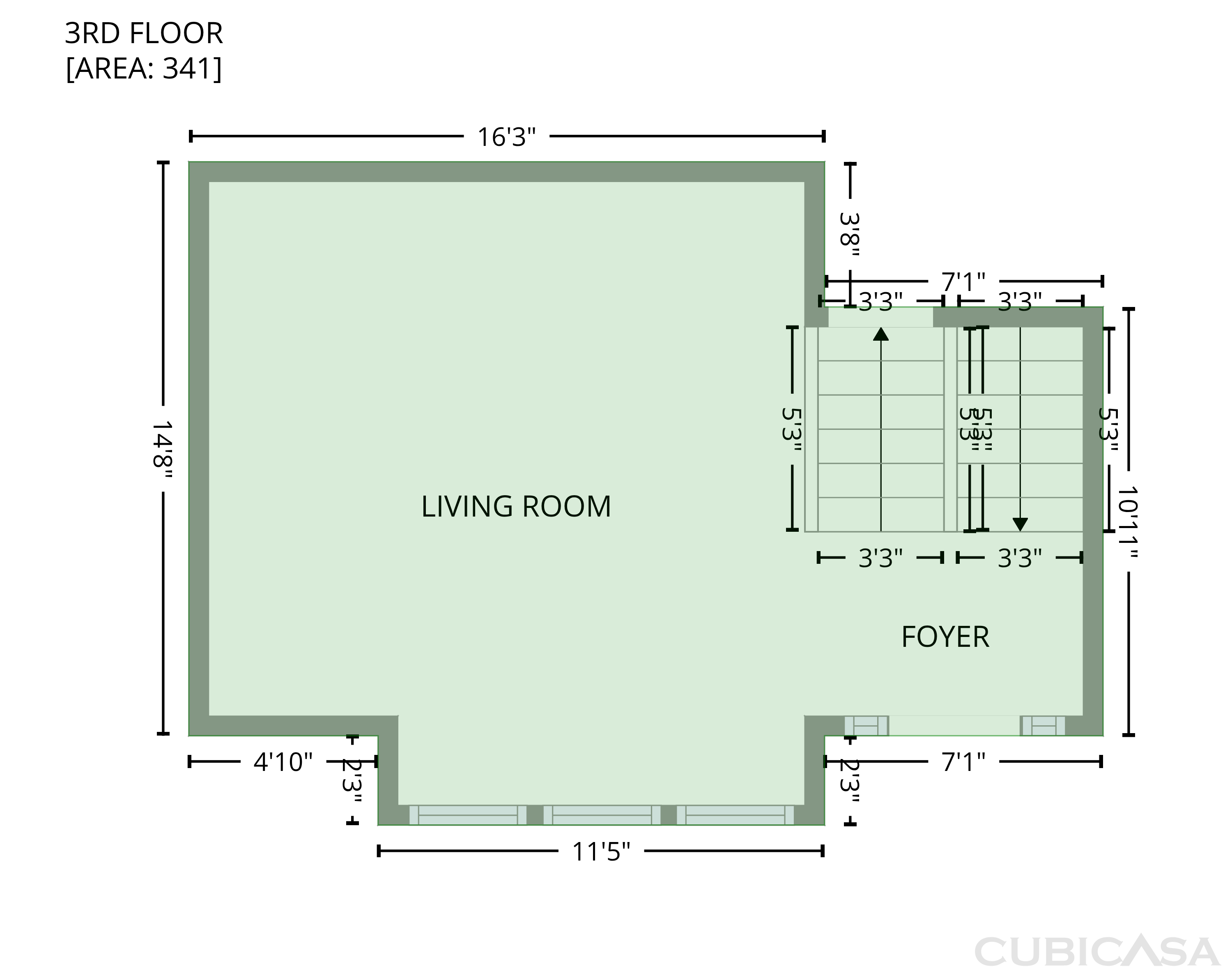 Third Floor of 1105 Fox Run Trl, Platte City, MO