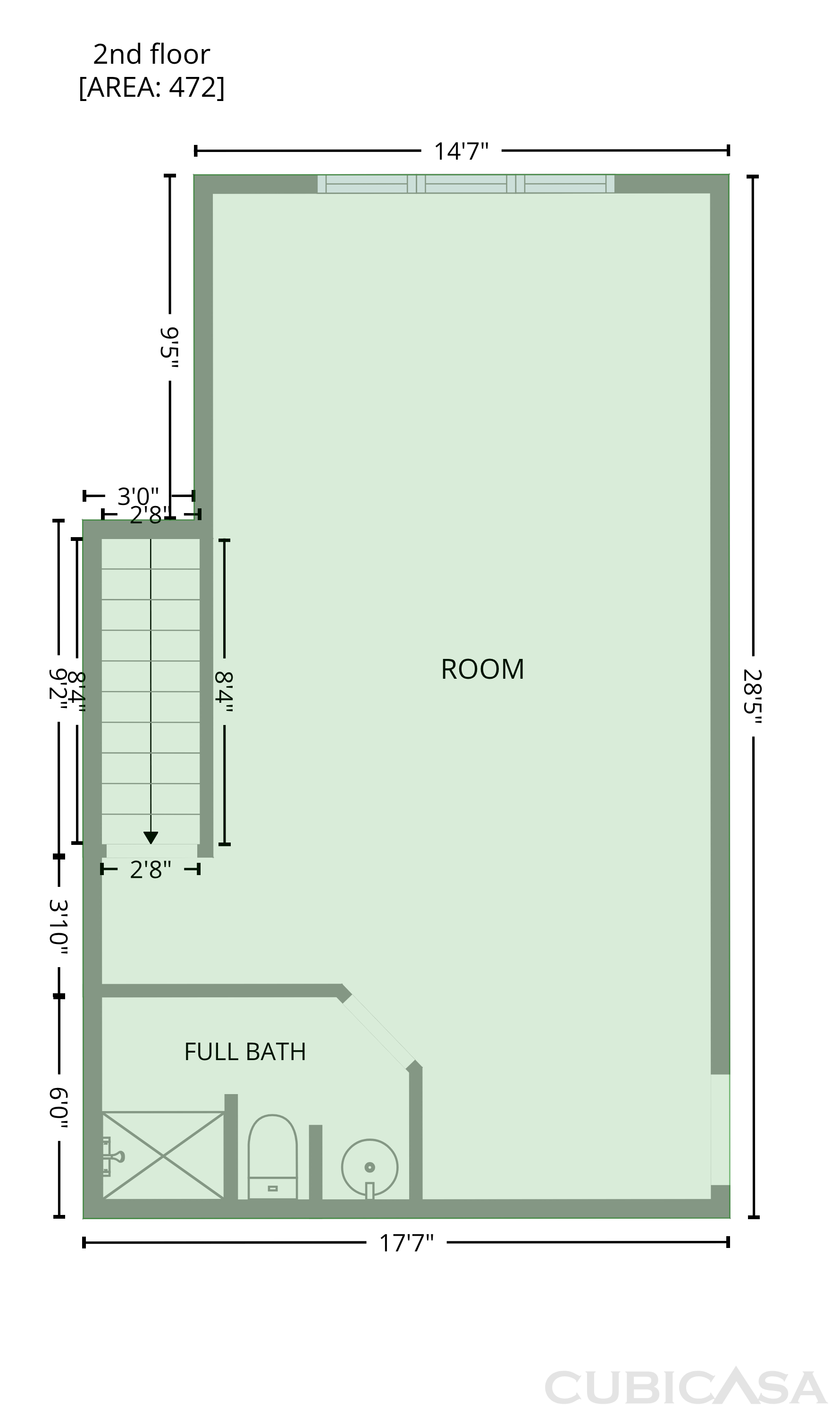 Second Floor of 11113 Asbury Chapel Rd, Huntersville, NC