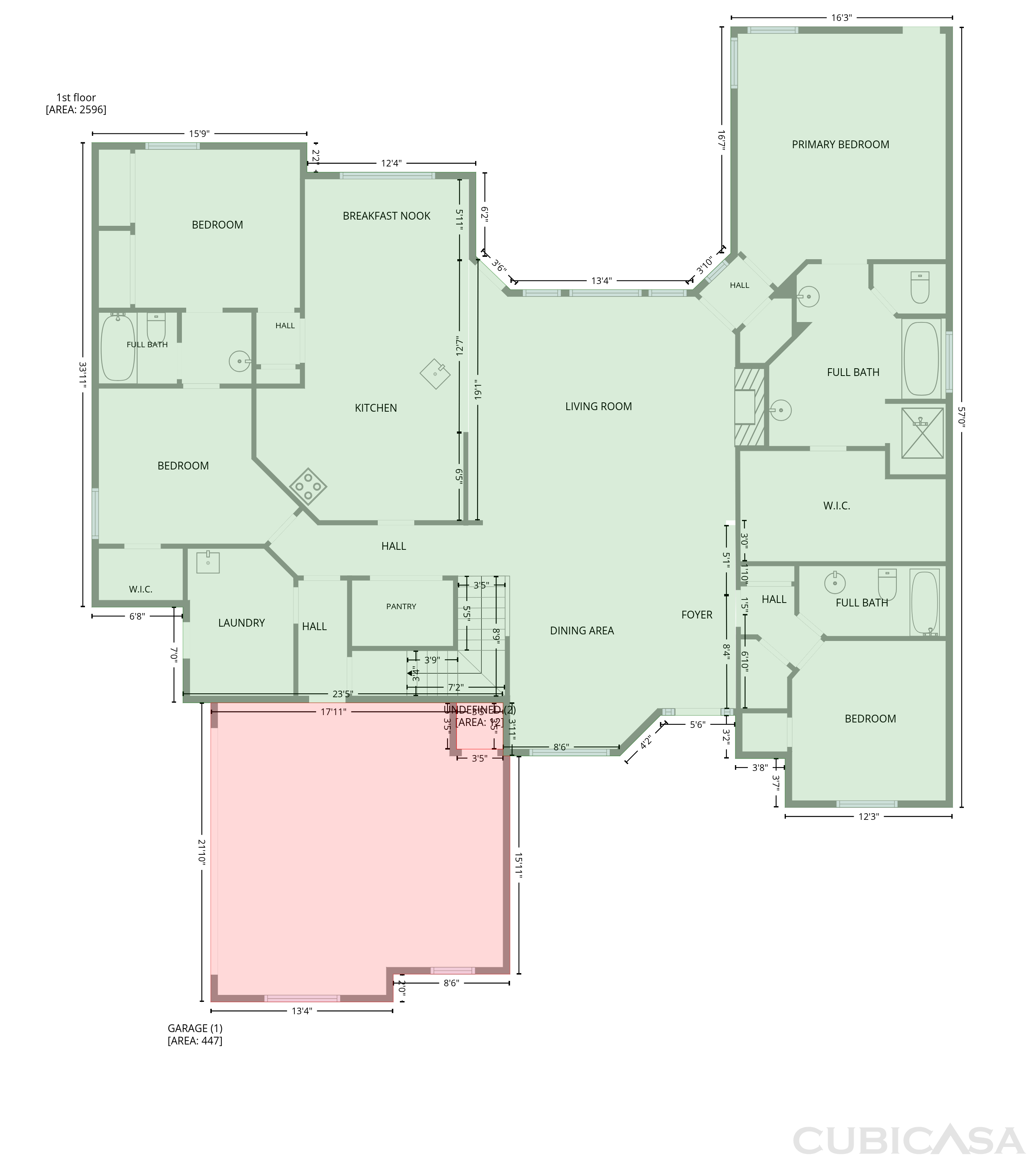 Main Floor of 1017 W Camellia Way, Mustang, OK