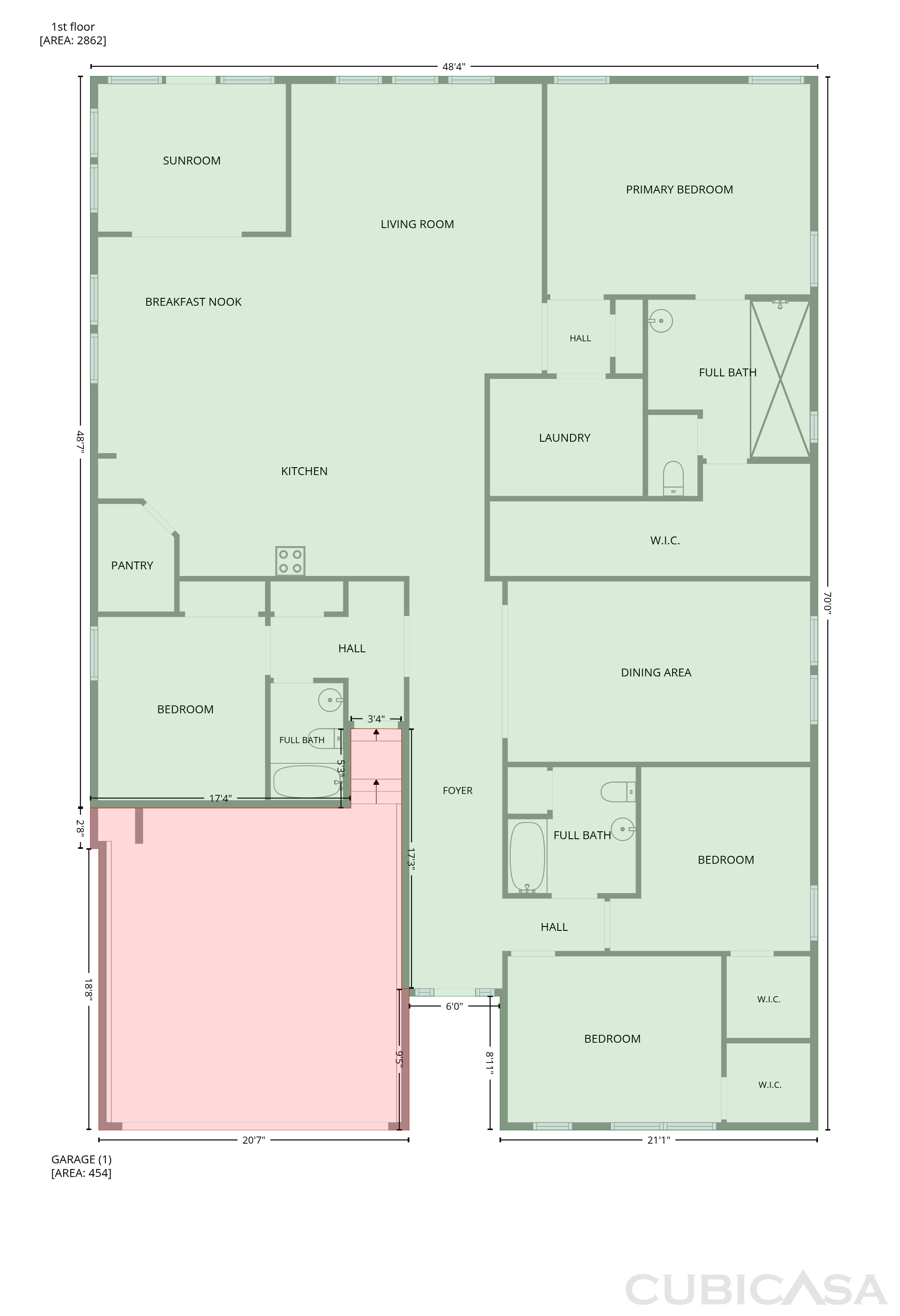 Main Floor of 313 Hannah Pl, Canton, GA
