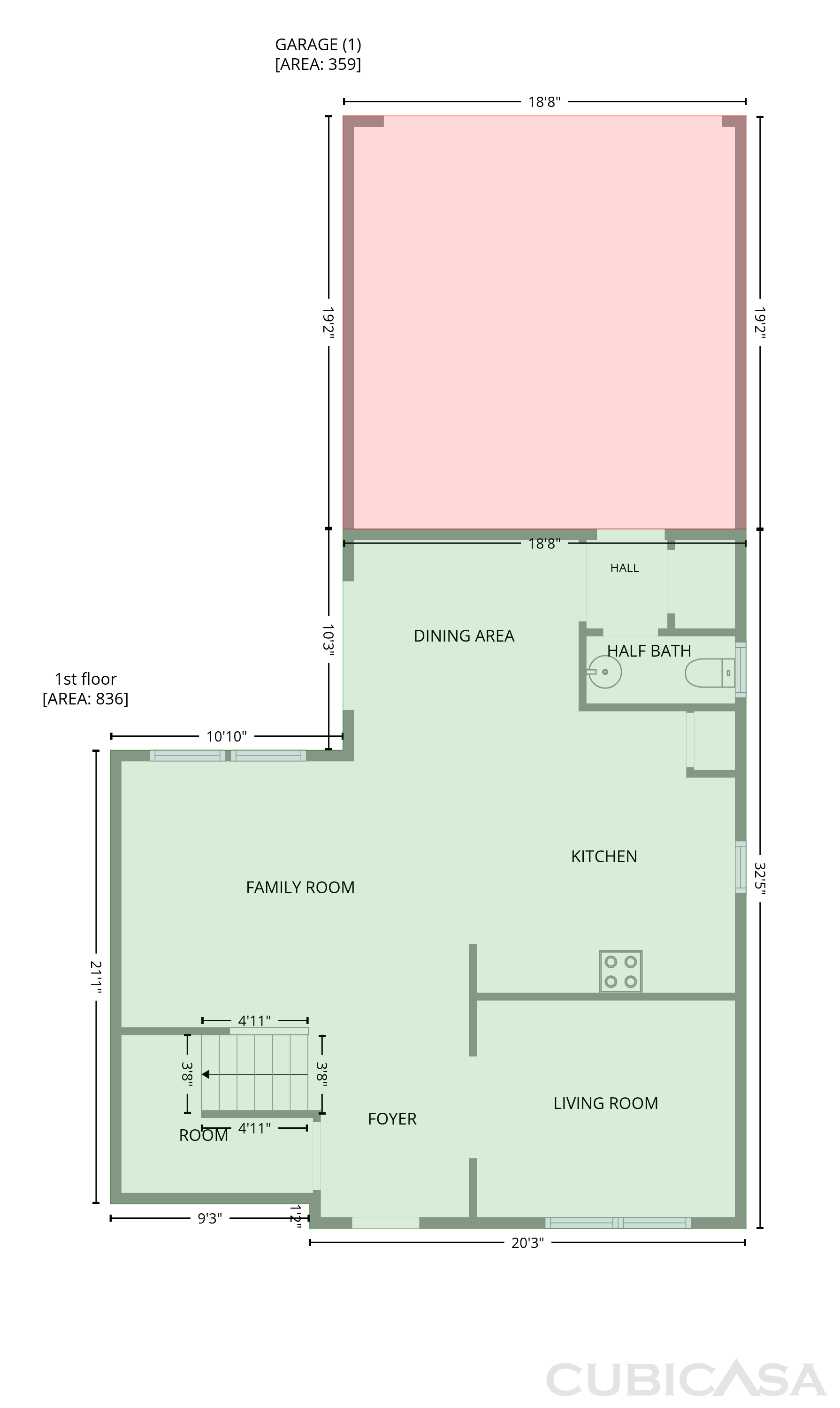 Main Floor of 11945 Globe St, Orlando, FL