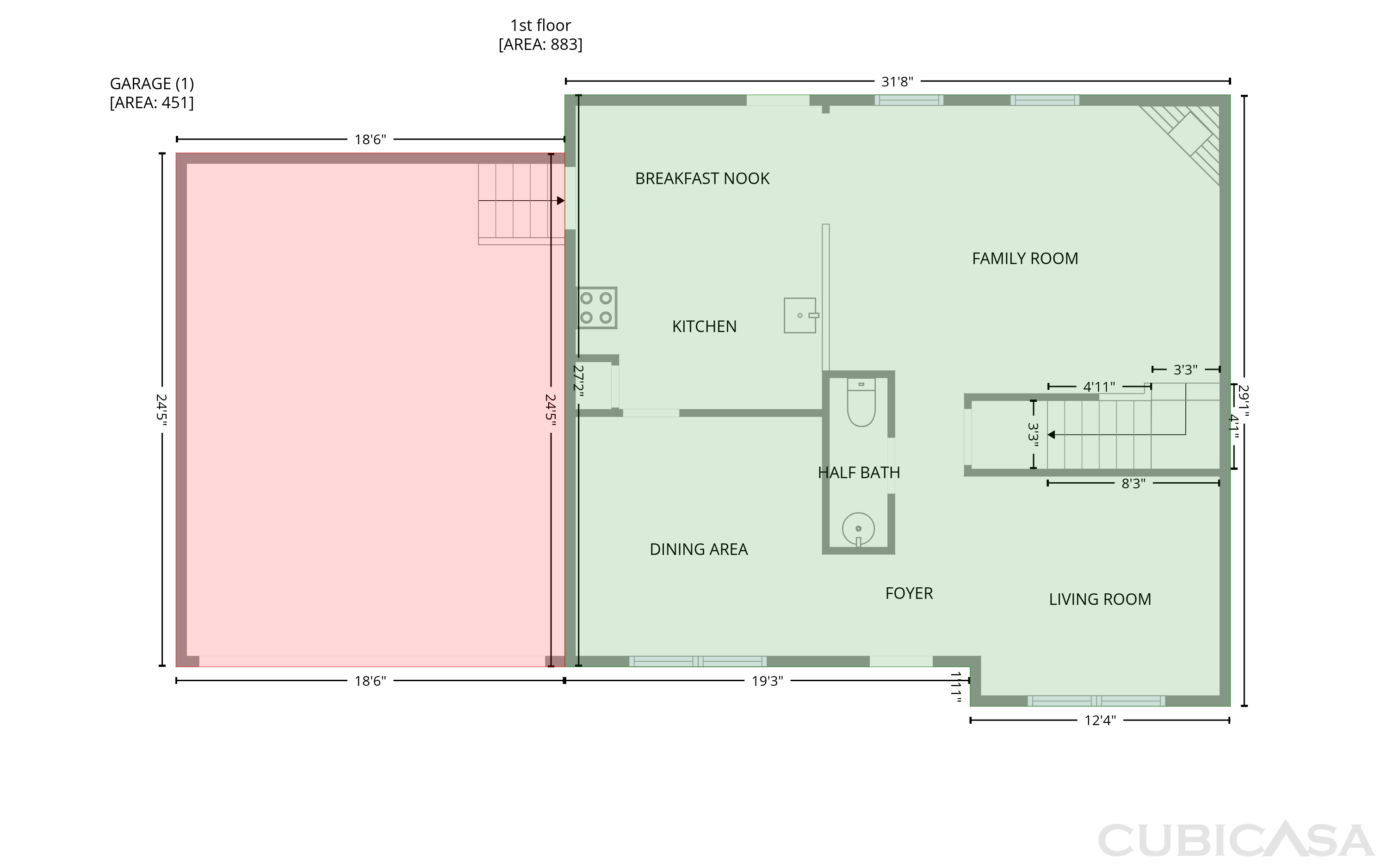 Main Floor of 3016 Heather Ridge Dr, Henrico, VA