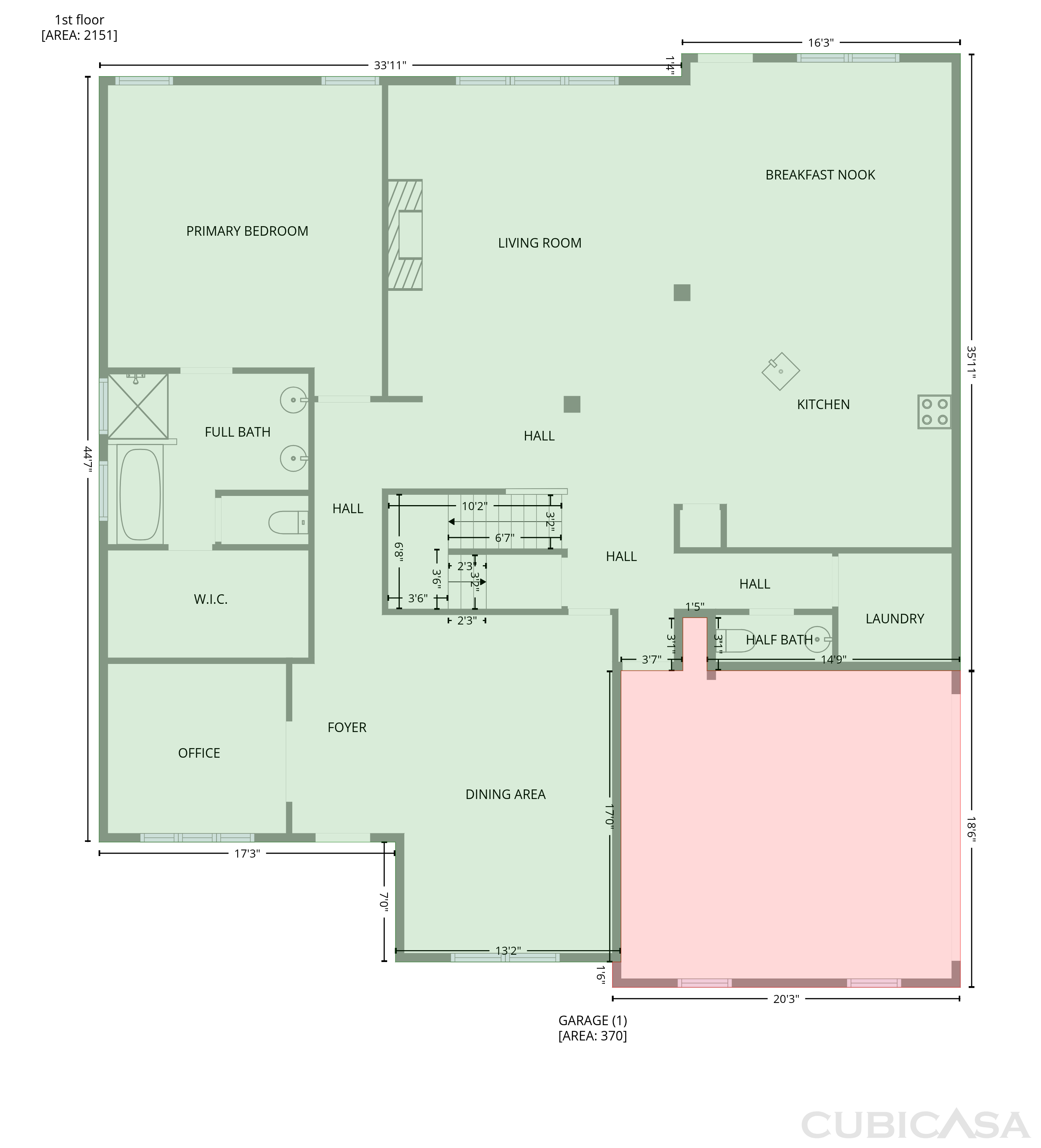 Main Floor of 7112 Treveno Pl, Locust Grove, GA