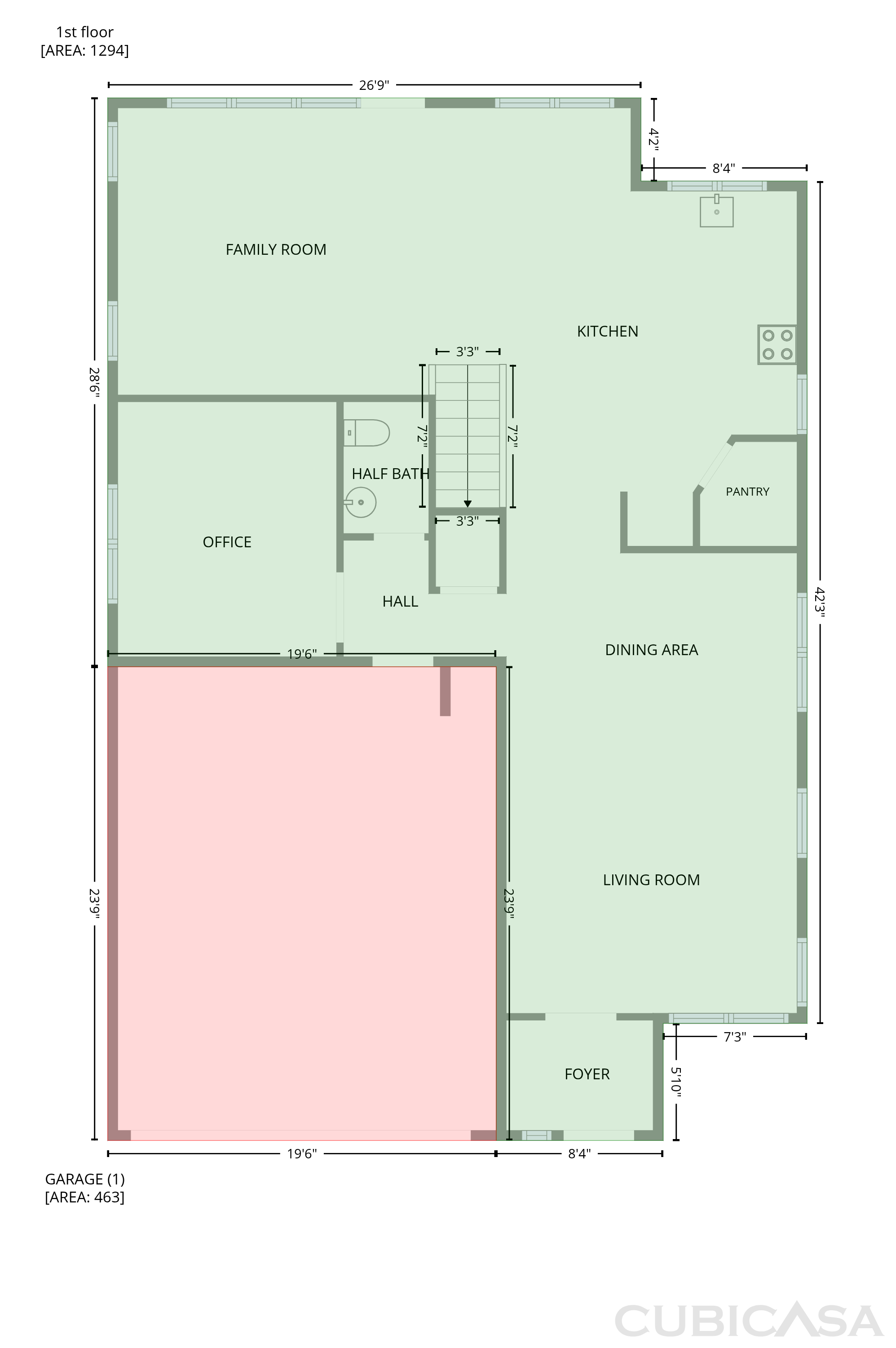 Main Floor of 3551 E Constitution Dr, Gilbert, AZ