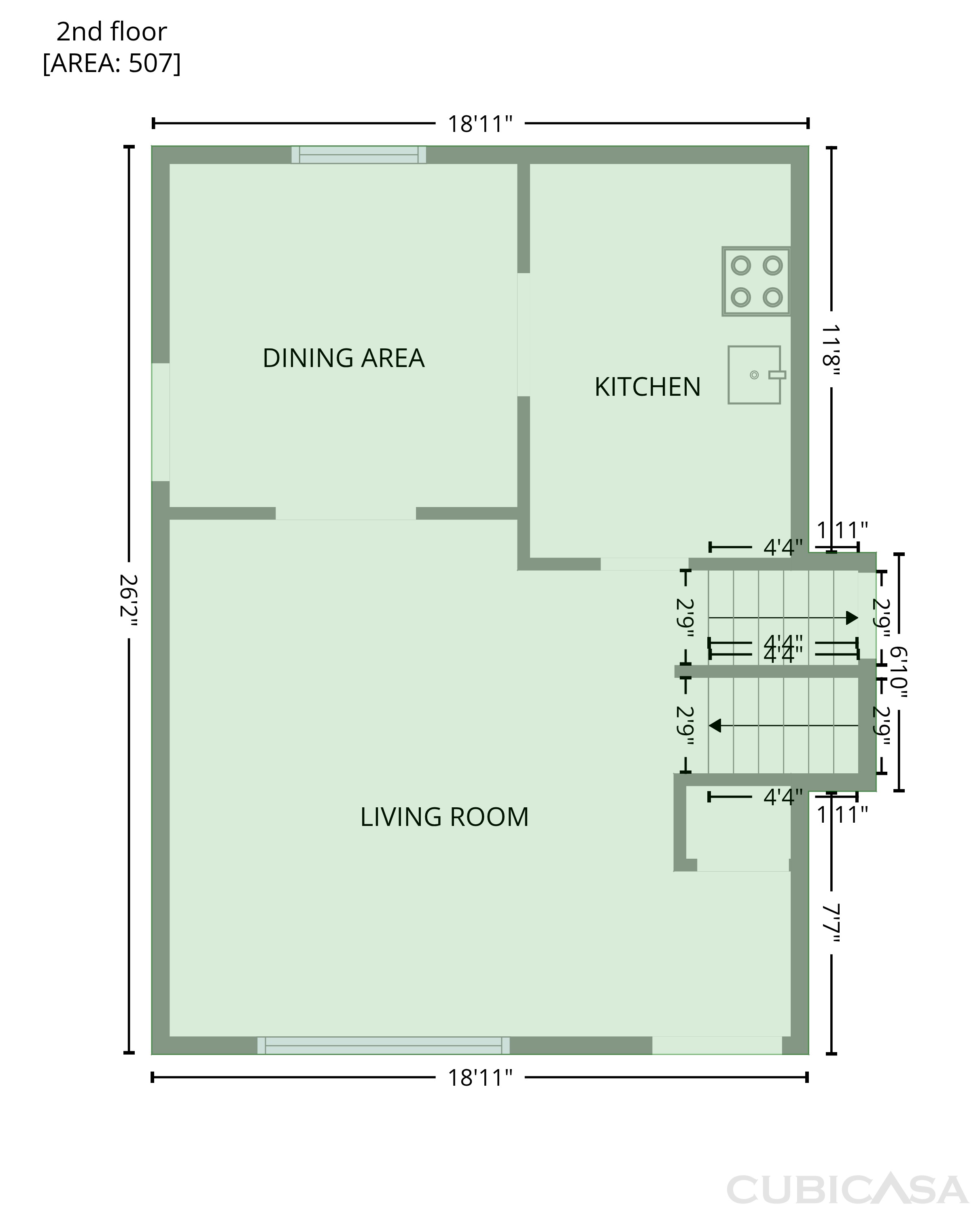 Second Floor of 2891 Grosvenor Dr, Cincinnati, OH