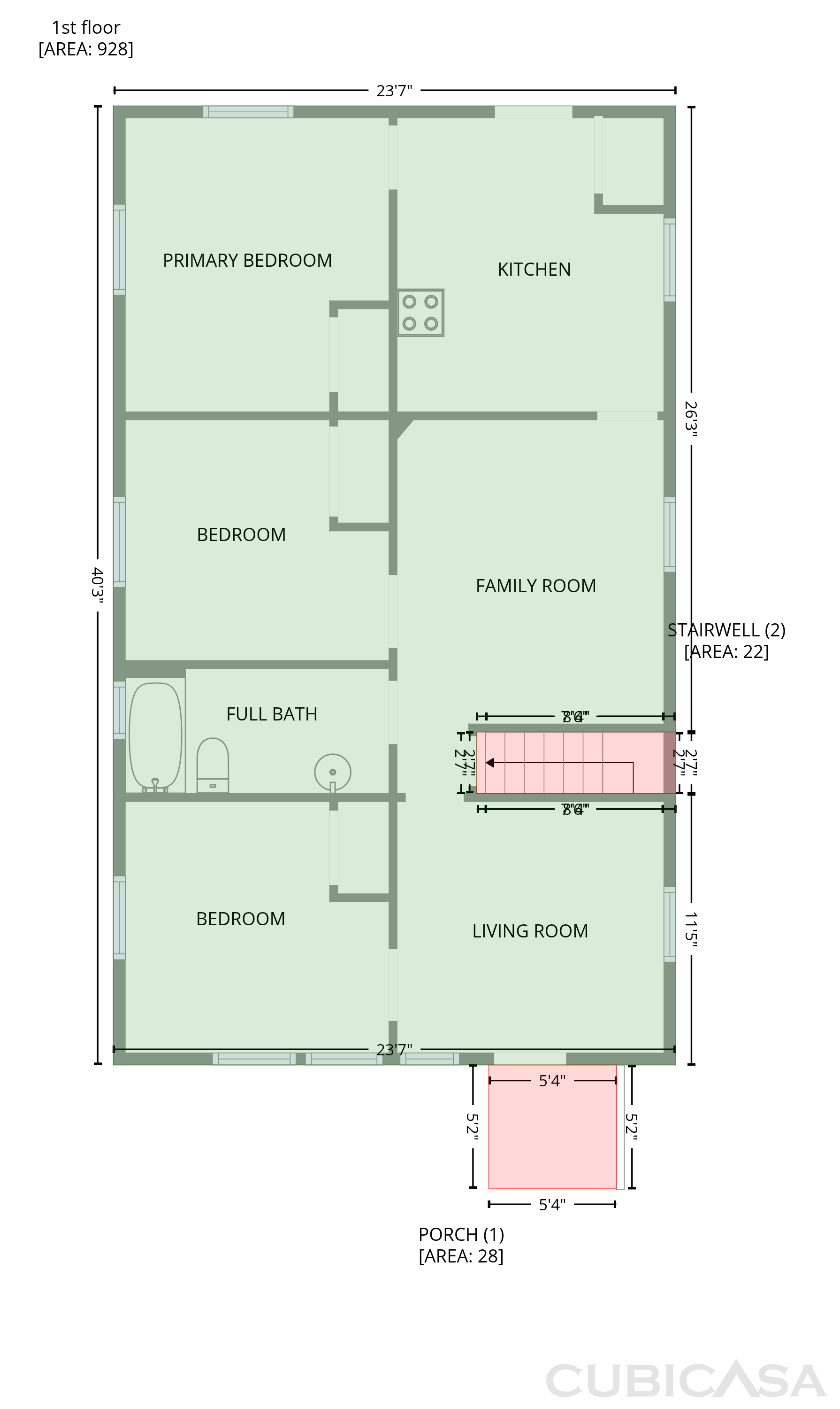 Second Floor of 1314 S Braddock St, Winchester, VA