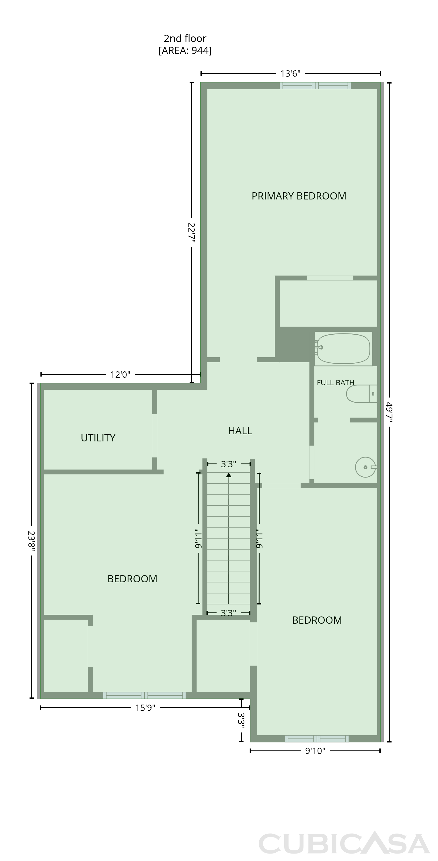 Second Floor of 967 Horse Mountain Rd, Shelbyville, TN