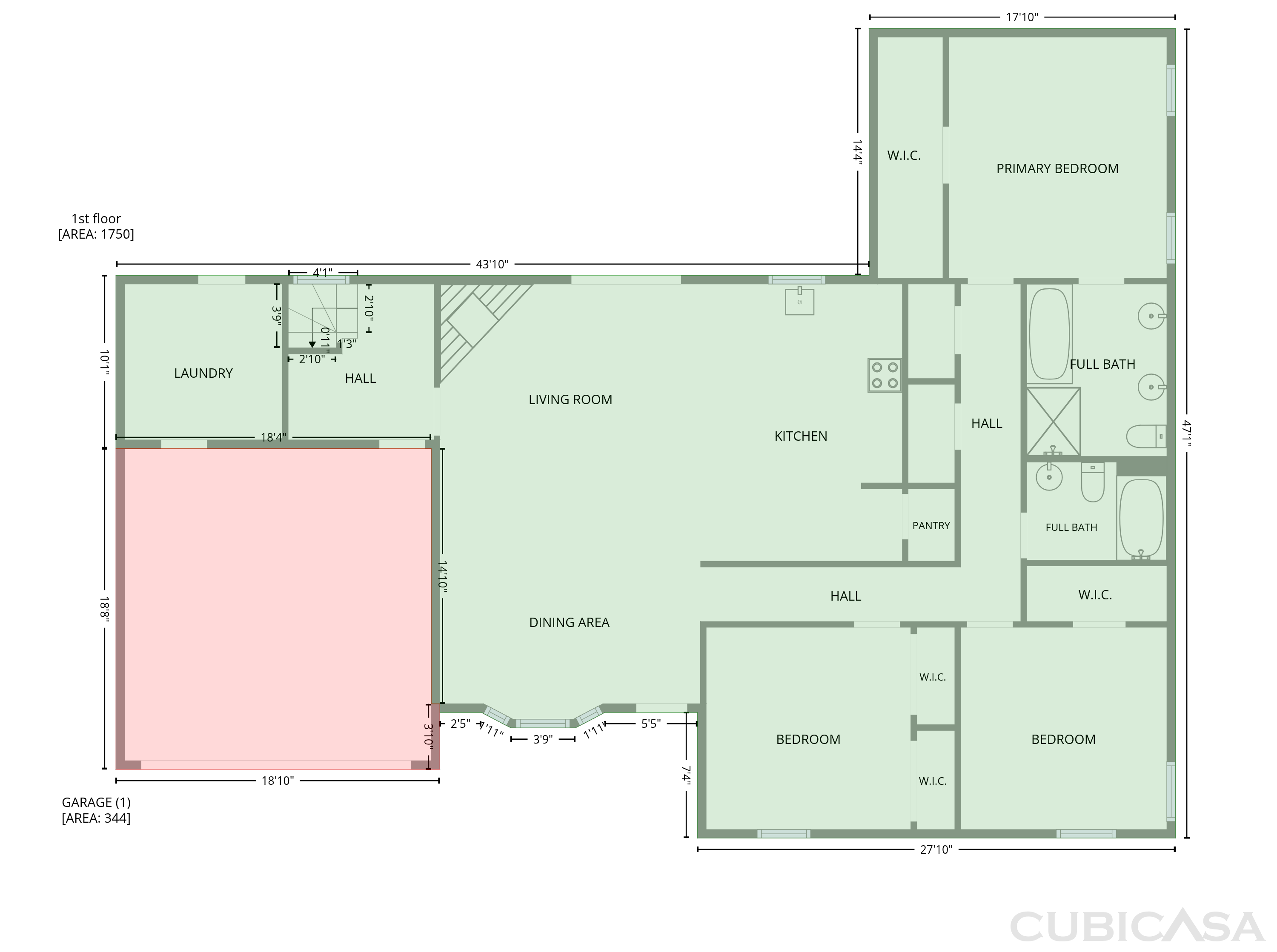 Main Floor of 1515 Cherokee St, Arlington, TX