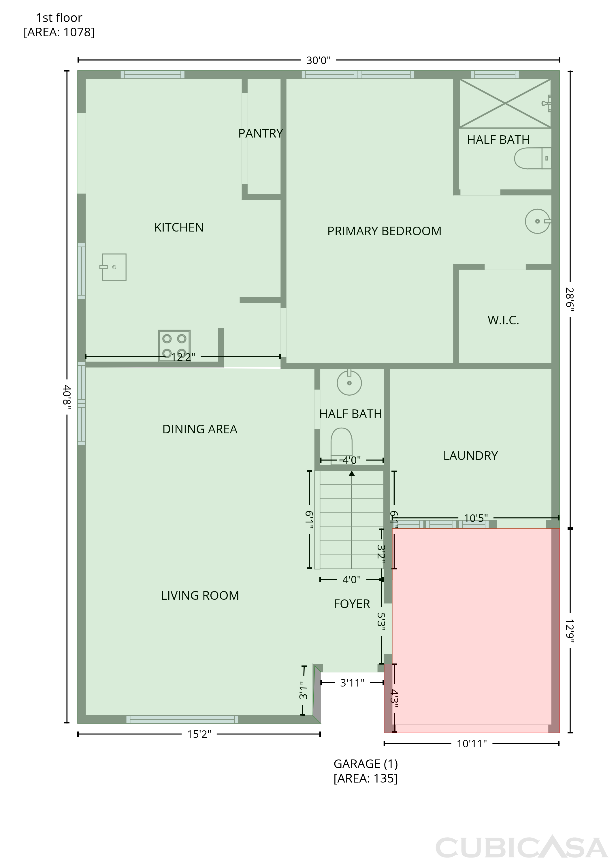 Main Floor of 1030 Martin Blvd, Orlando, FL