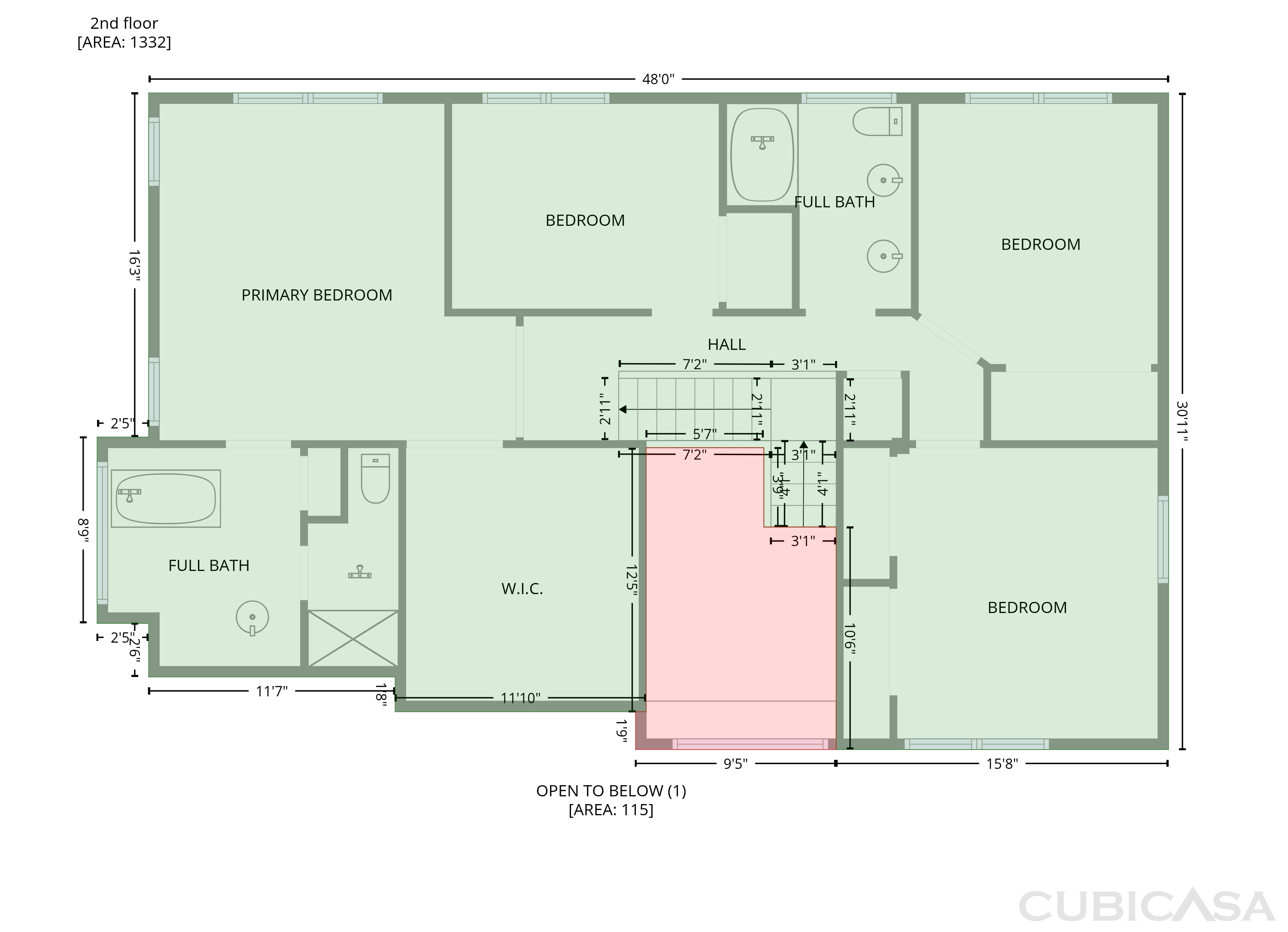 Third Floor of 7328 Chestnut Hills Blvd, Indianapolis, IN