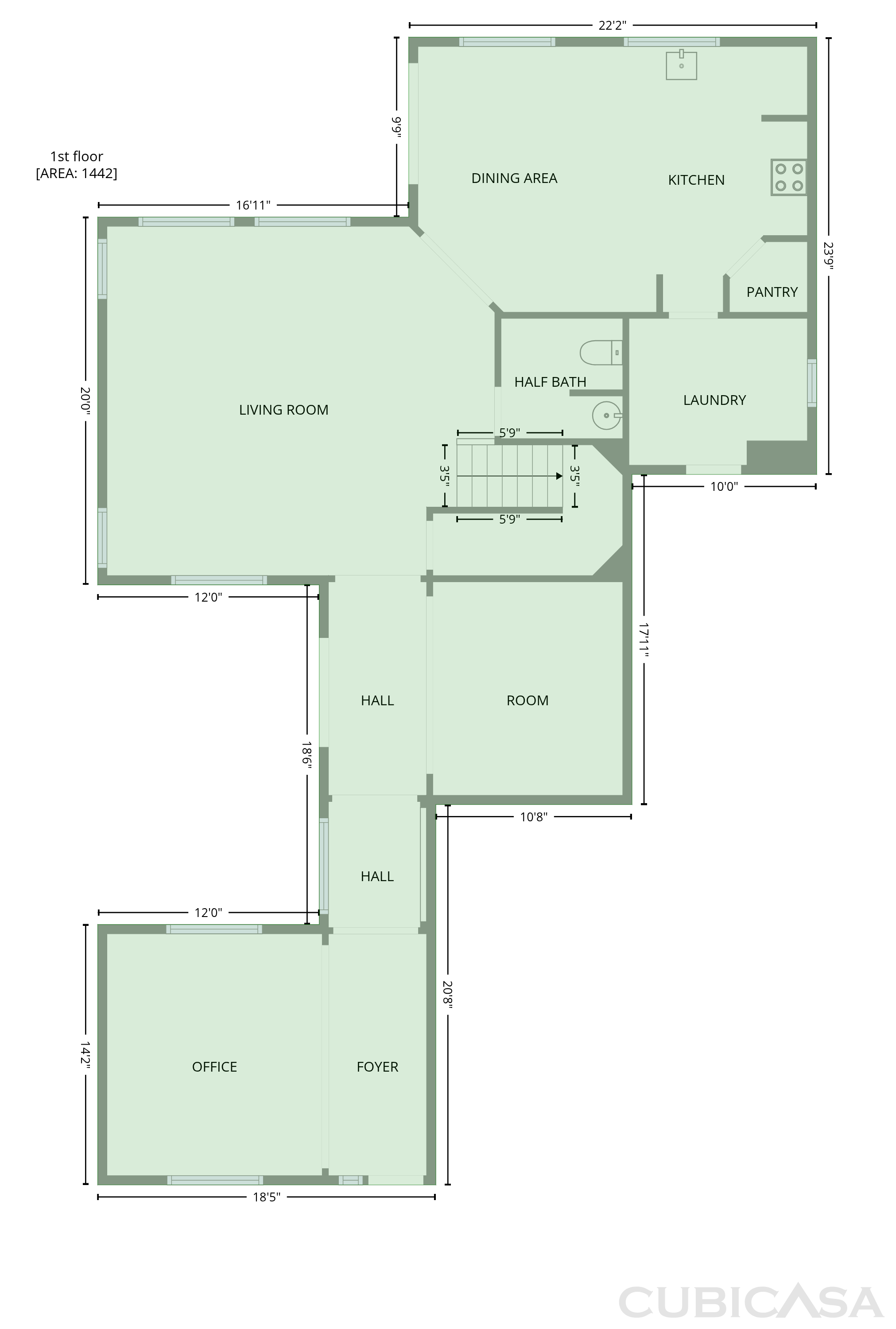 Main Floor of 2634 E Ridge Creek Rd, Phoenix, AZ