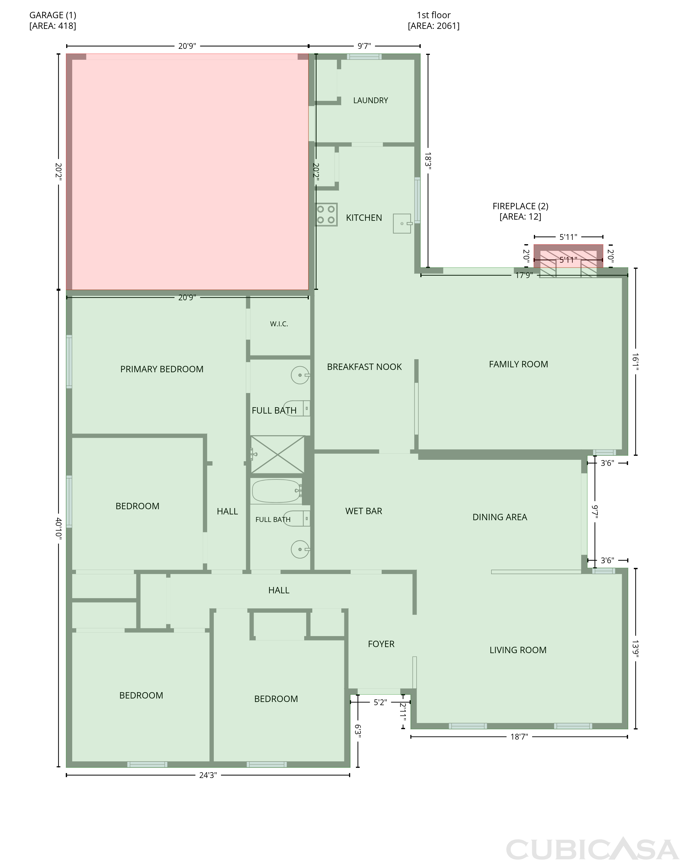 Main Floor of 2002 Wilderness Trl, Grand Prairie, TX