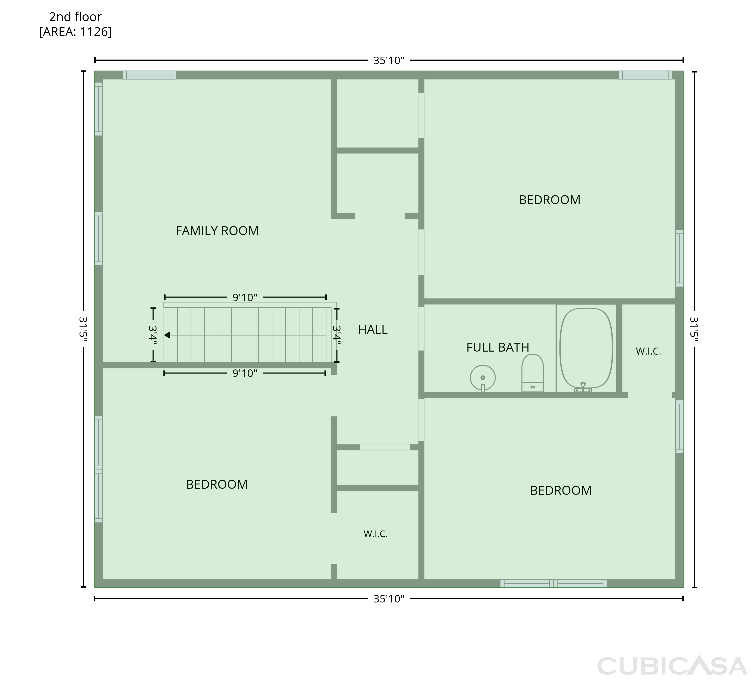 Second Floor of 122 Persimmon Dr, New Bern, NC