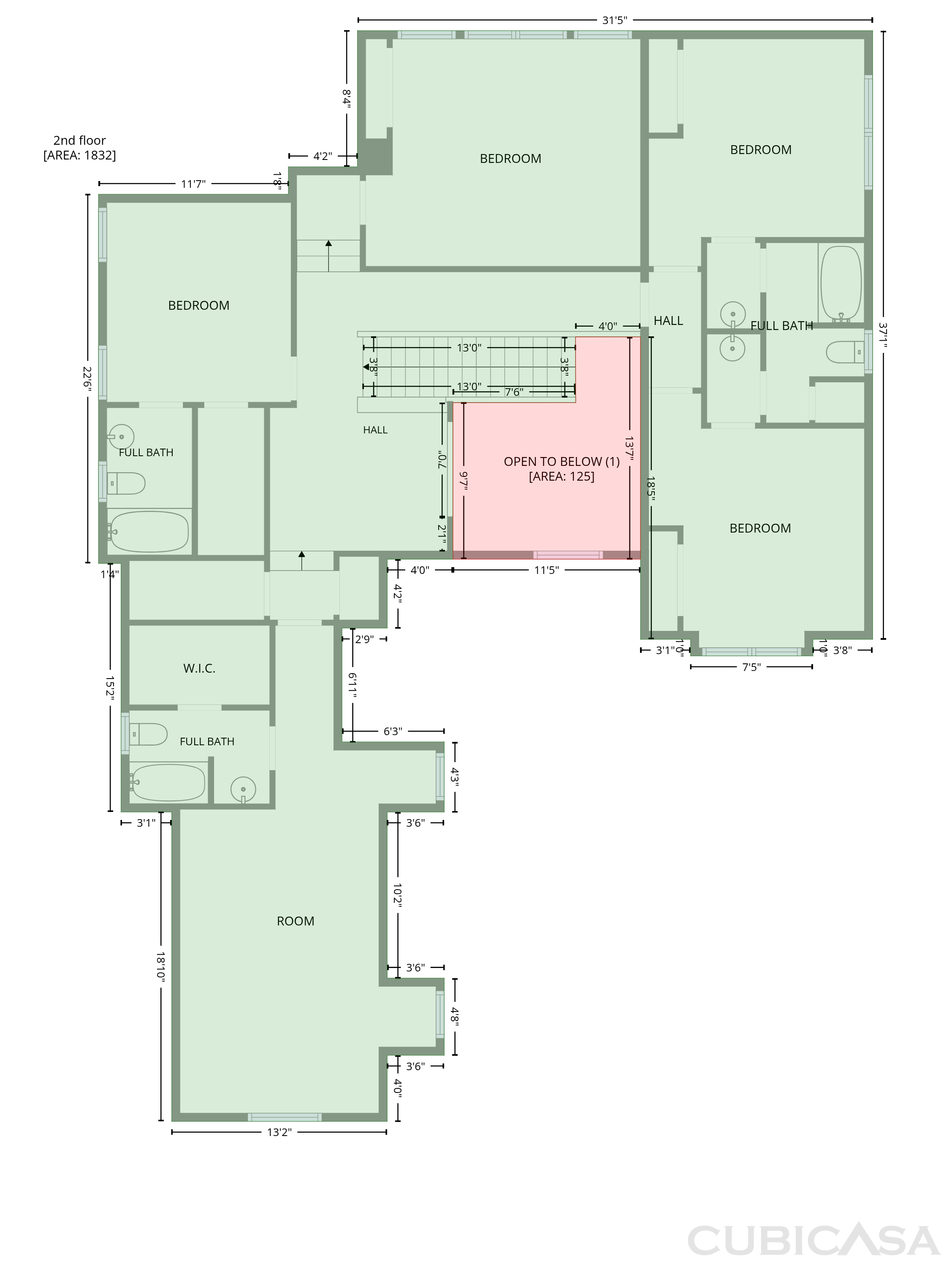 Third Floor of 3420 Camellia Ln, Suwanee, GA
