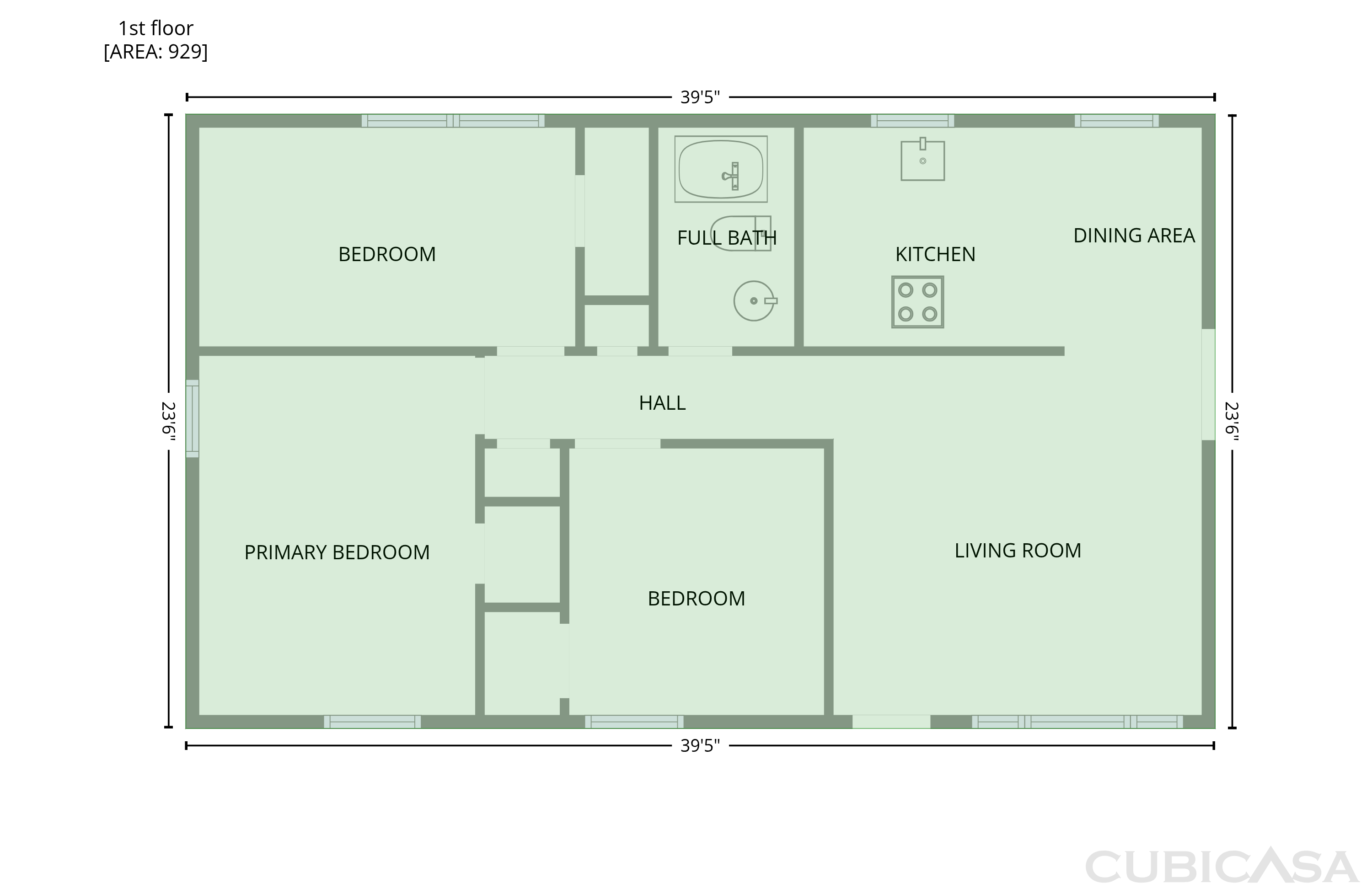 Main Floor of 107 Autumn Pl, York, SC