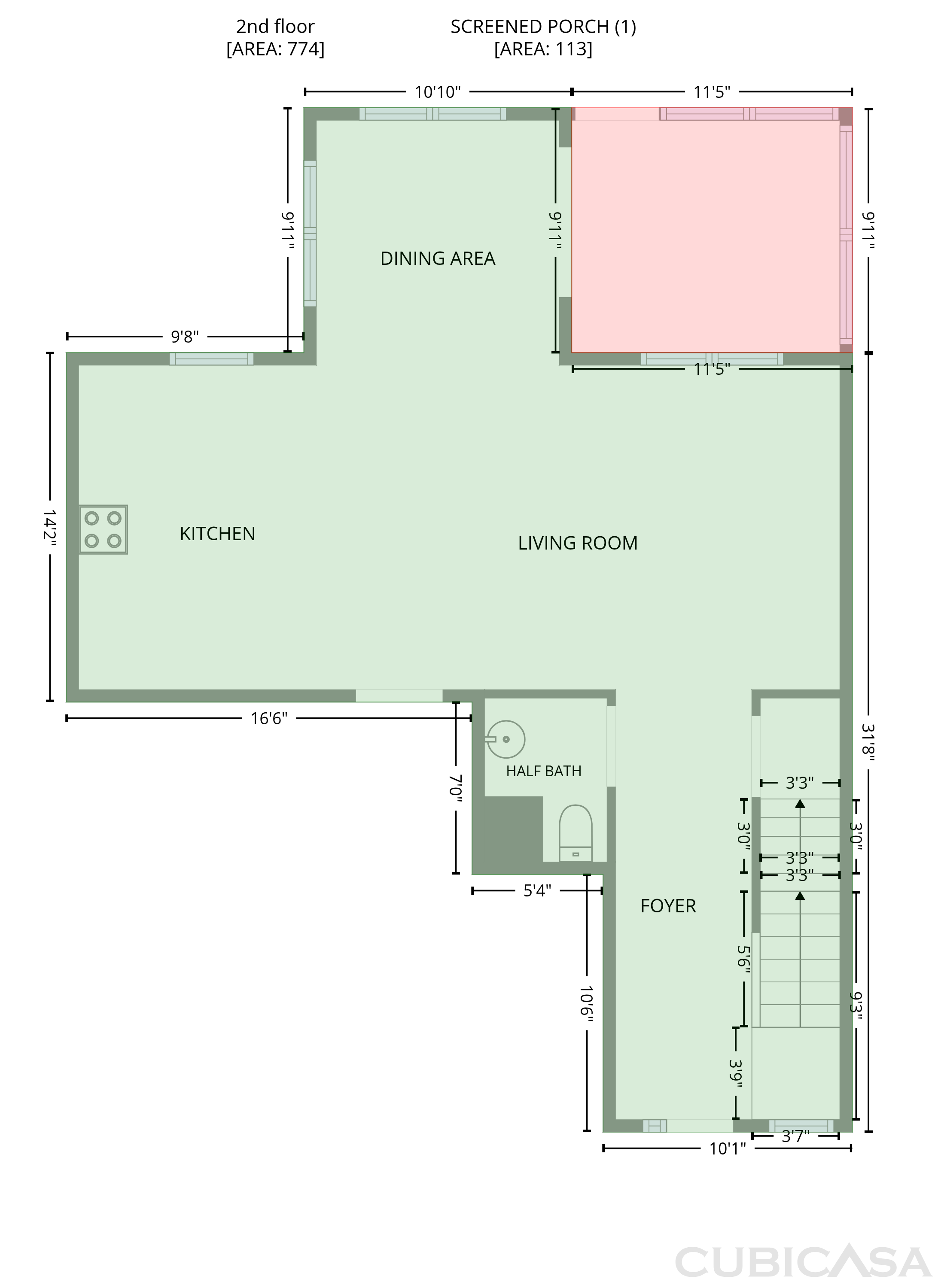 Second Floor of 65 Barrowby Dr, Clayton, NC