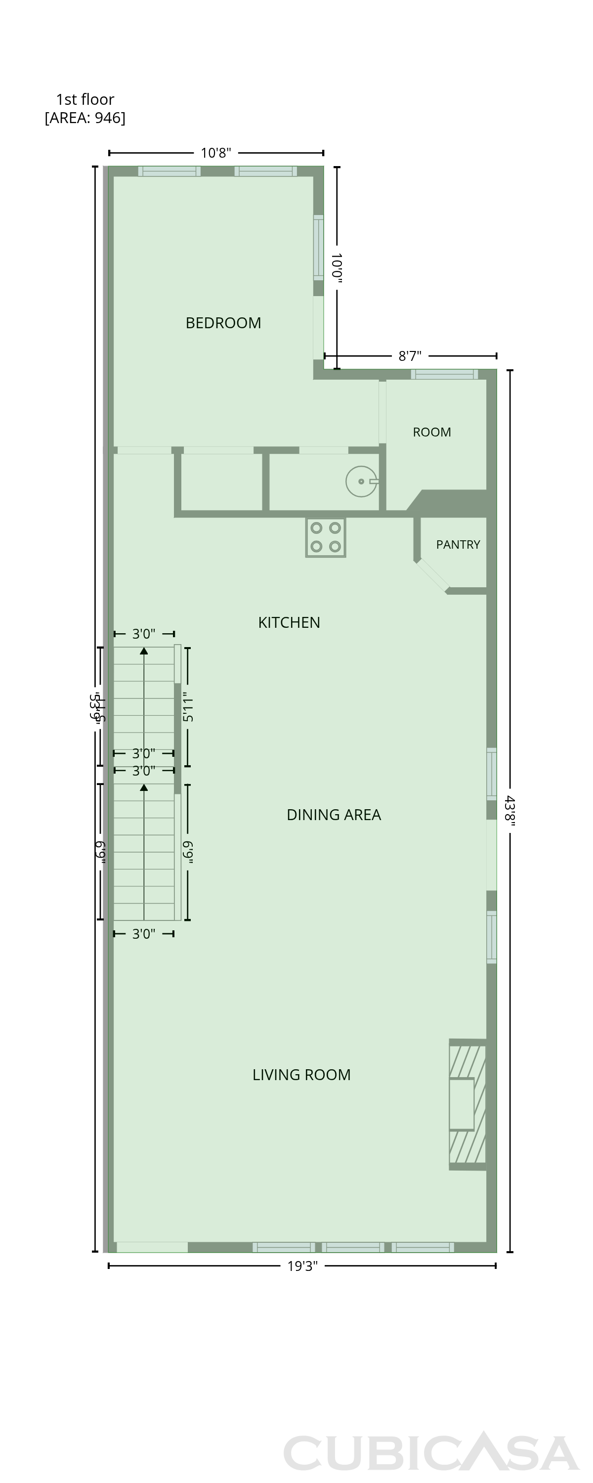 Second Floor of 415 Olmstead Way, Alpharetta, GA