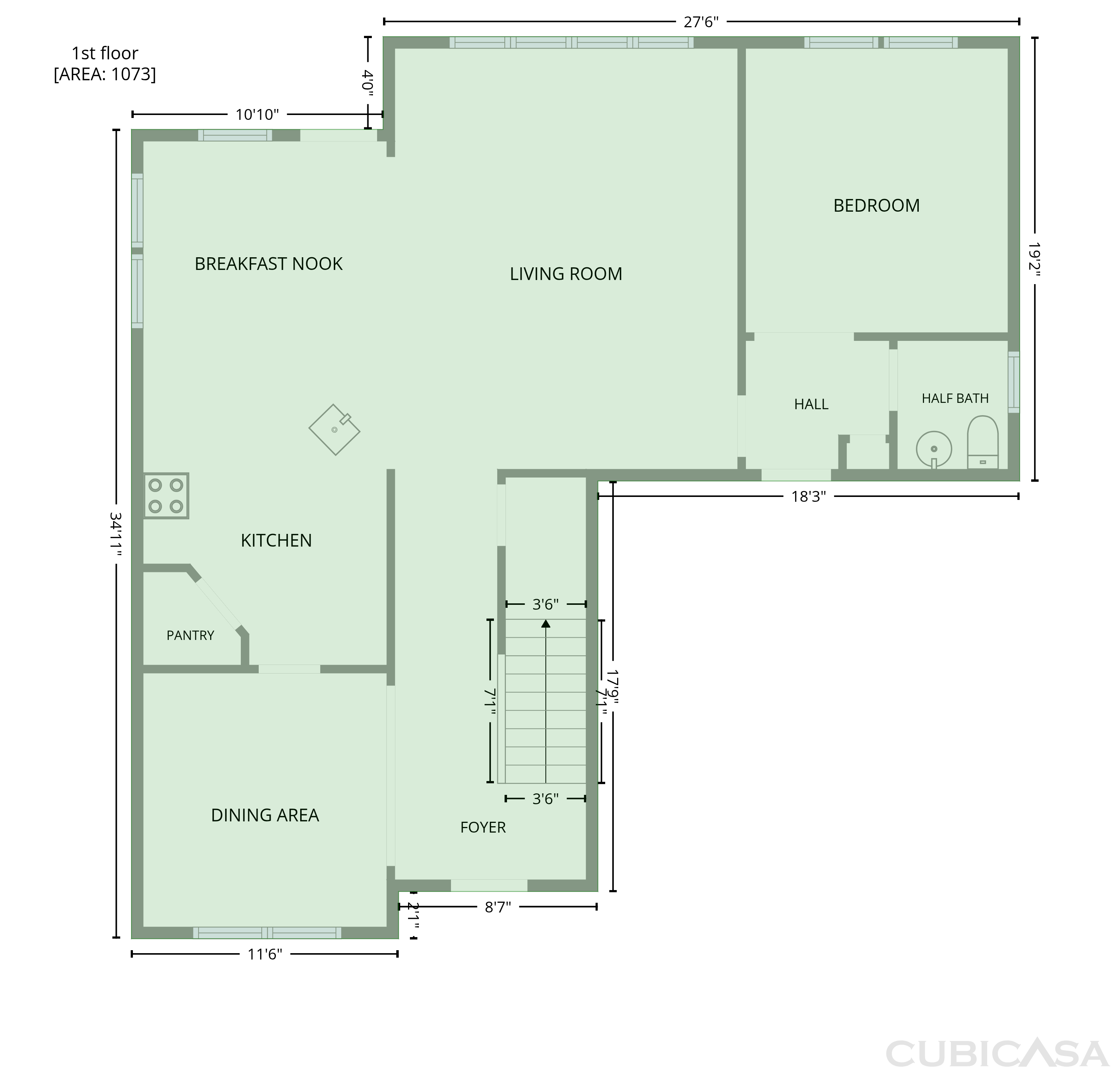 Main Floor of 222 Ashley Way, Alvin, TX