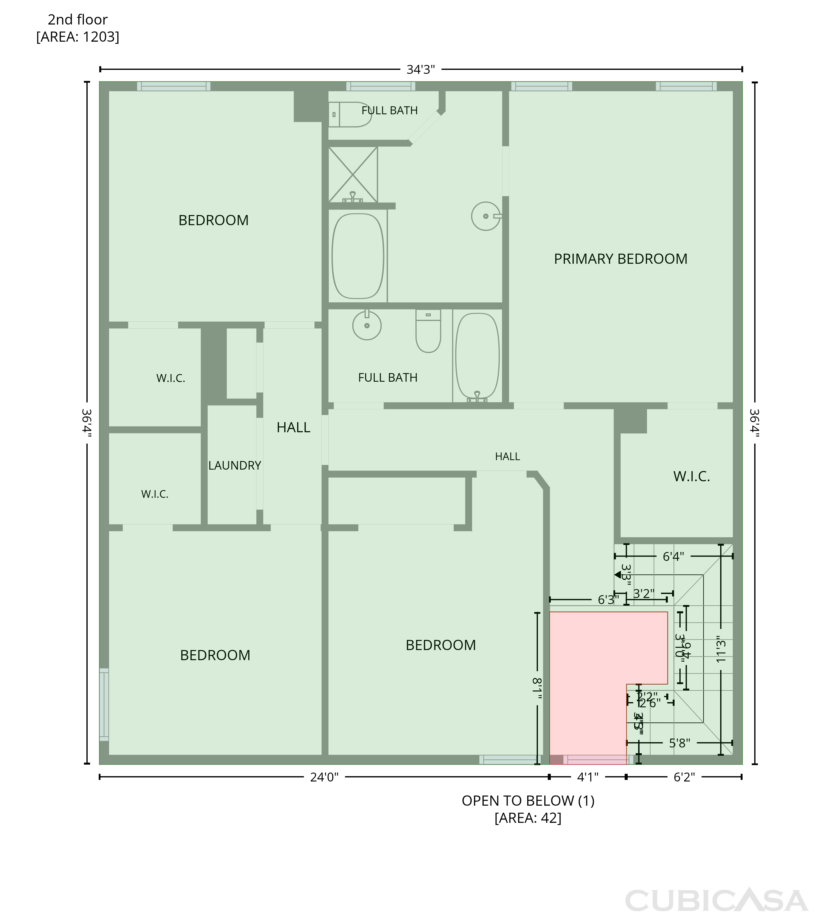 Second Floor of 9325 Ayscough Rd, Summerville, SC