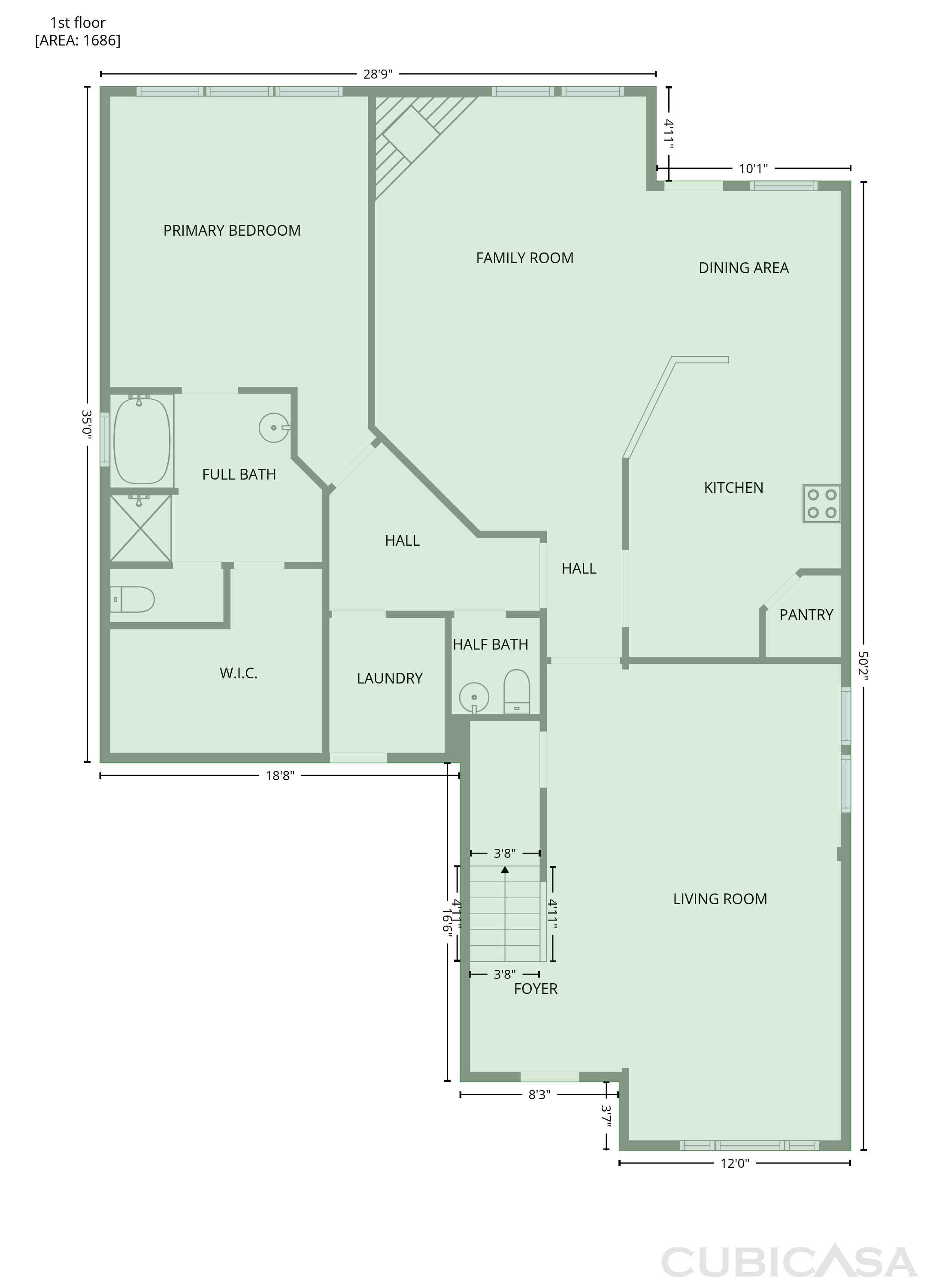 Main Floor of 9816 Mullins Crossing Dr, Fort Worth, TX