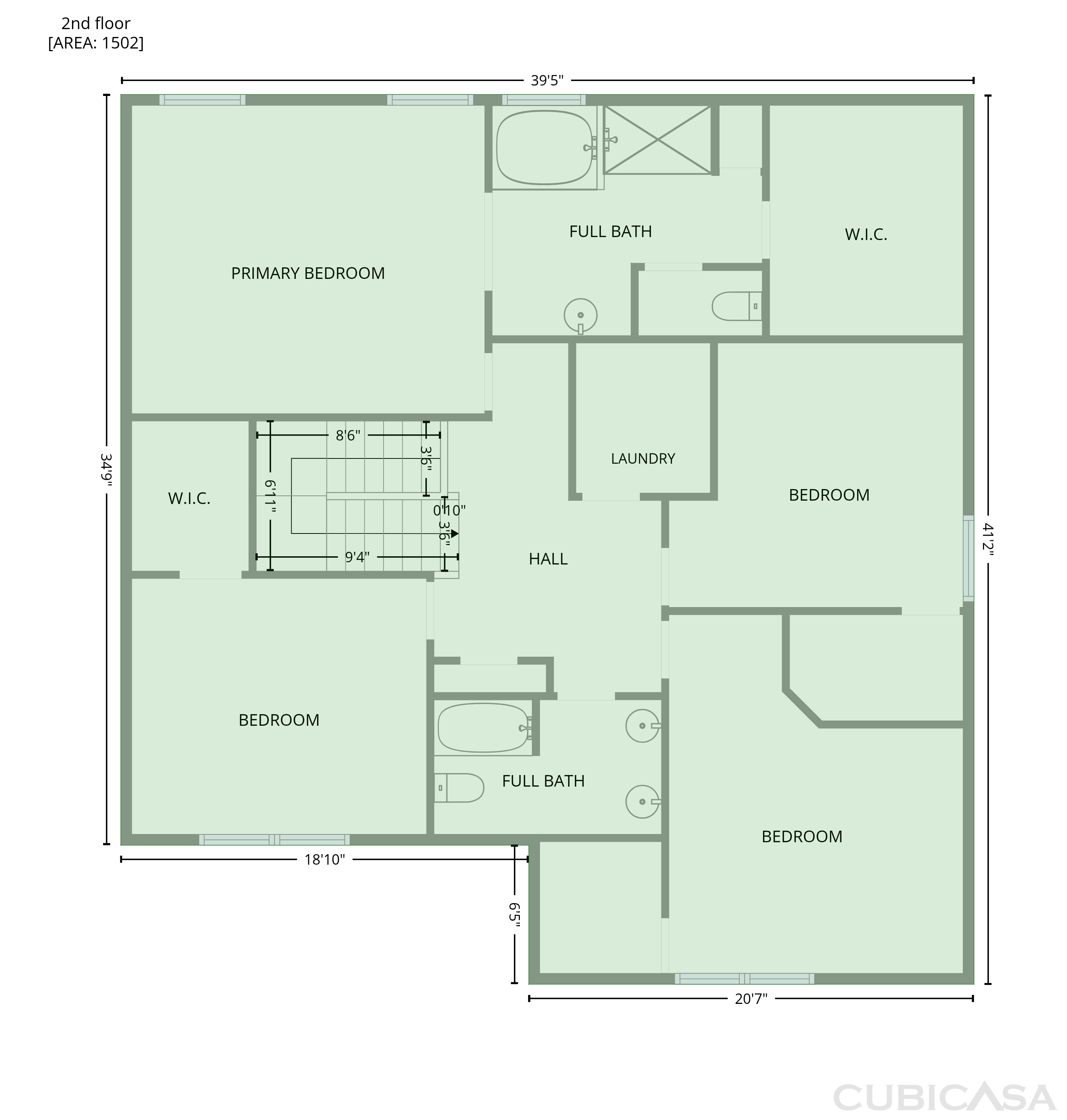 Second Floor of 158 Mitchem Creek Dr, Loganville, GA