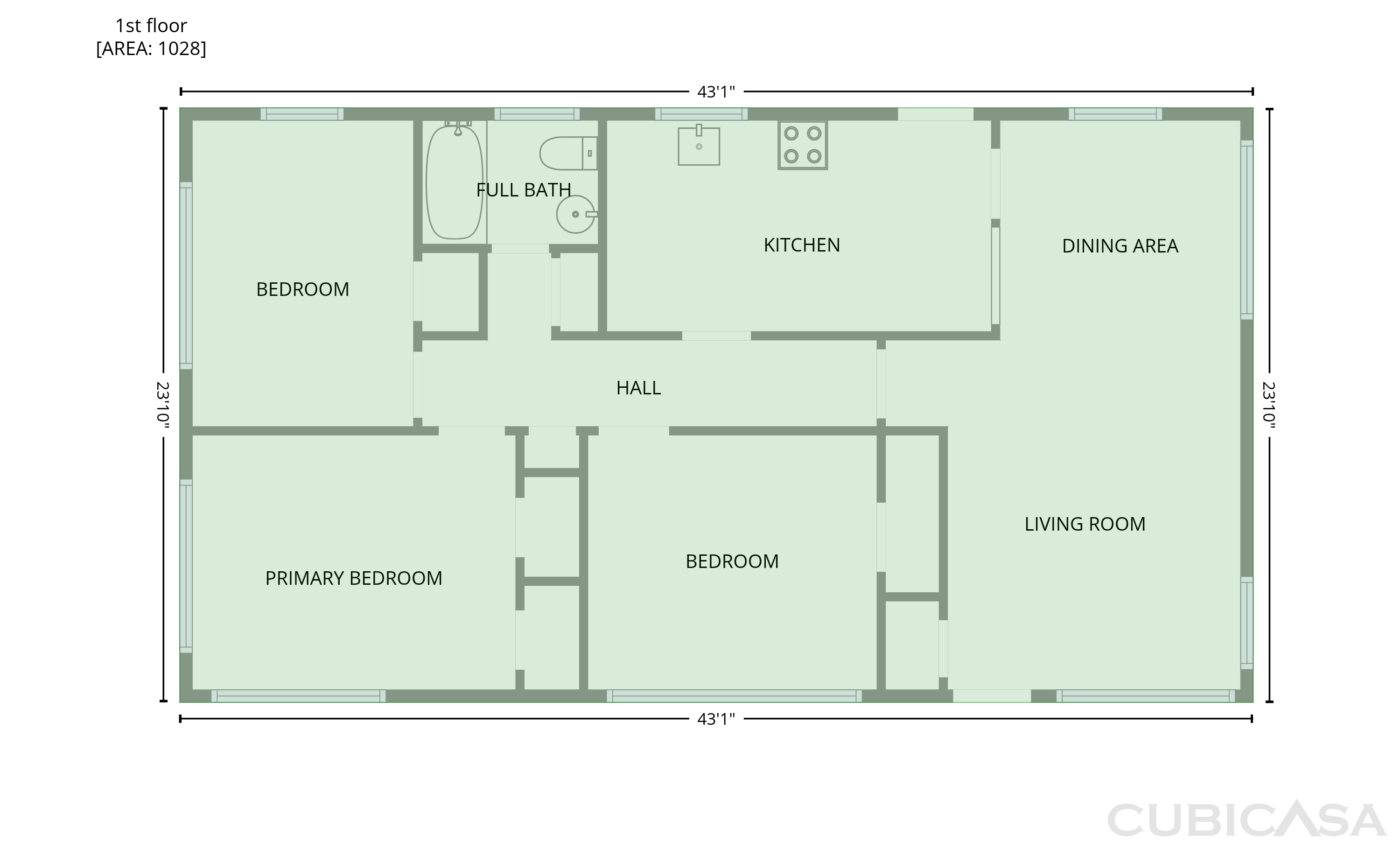 Main Floor of 1428 Futrelle Dr, High Point, NC