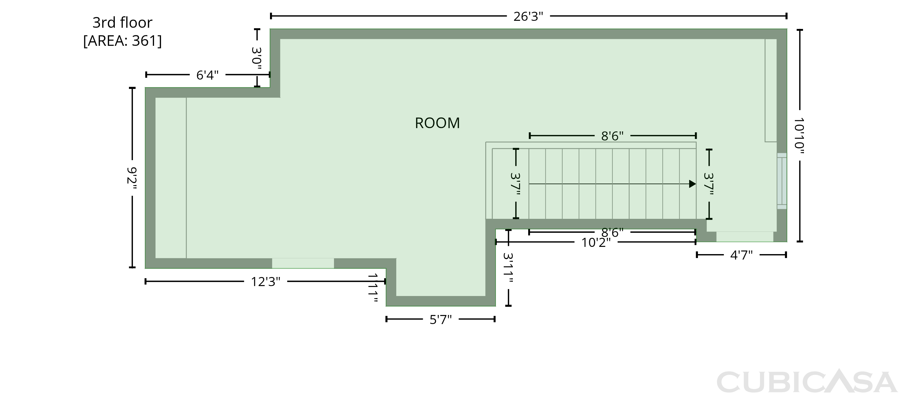 Floor 6 of 644 Ashe Lake Way, Fuquay Varina, NC