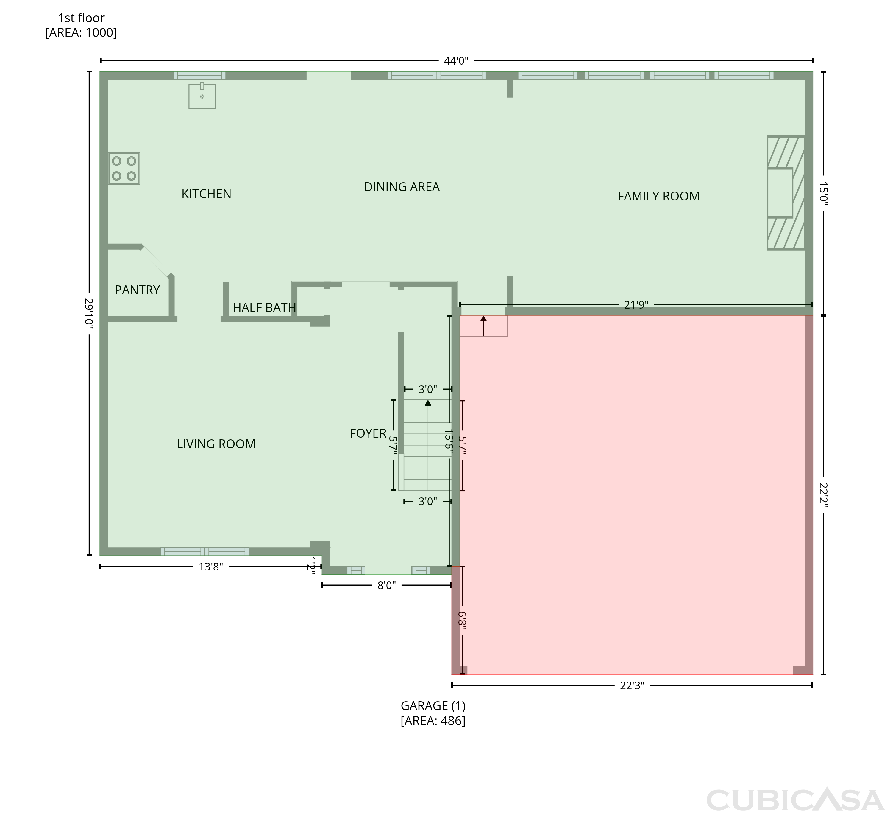 Main Floor of 225 Sarazen Dr, Clayton, NC