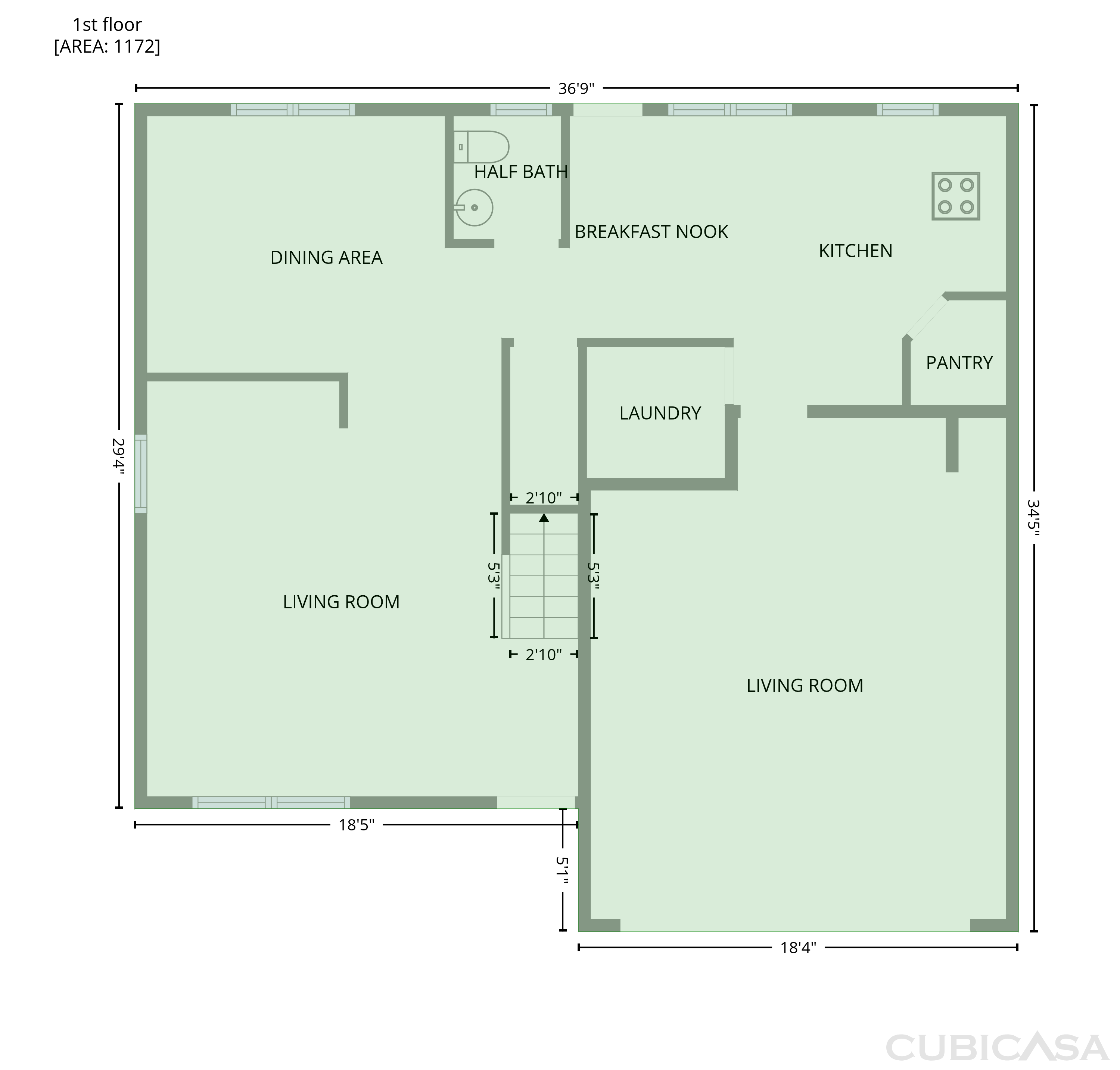Main Floor of 8423 Berry Knoll Dr, Universal City, TX