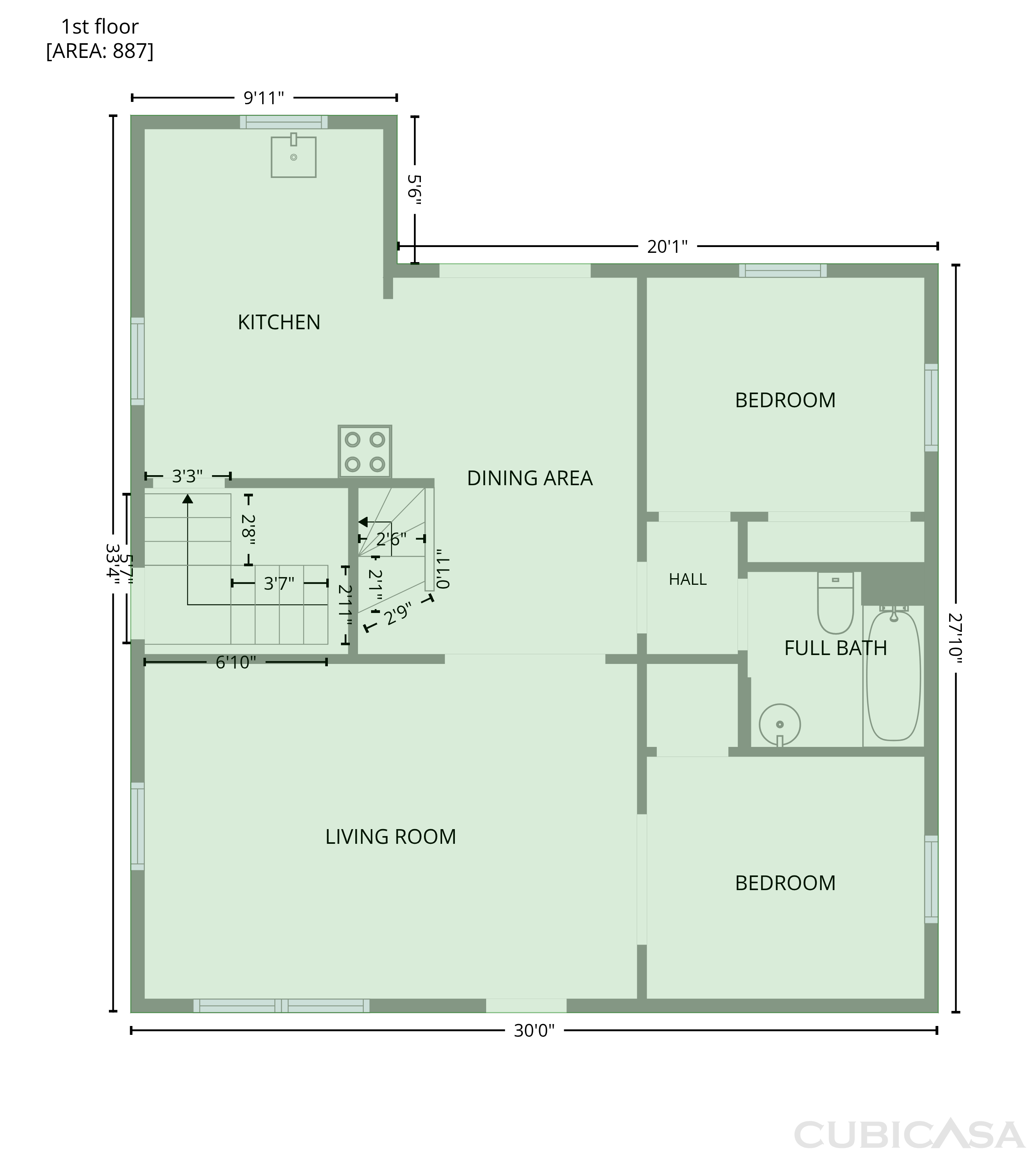 Second Floor of 130 S 10th Ave, Beech Grove, IN