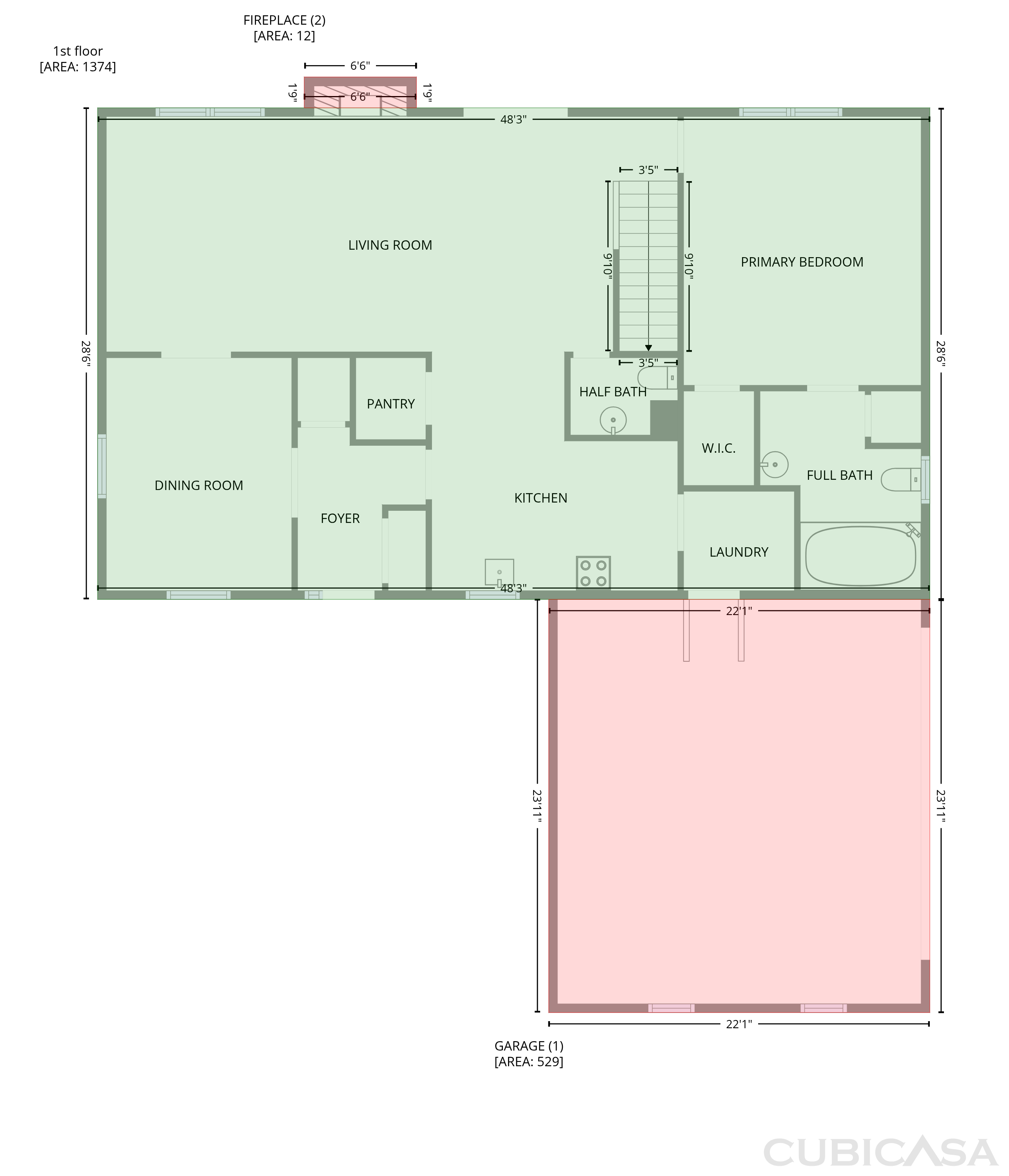 Main Floor of 335 Stoneridge Way, Fayetteville, GA