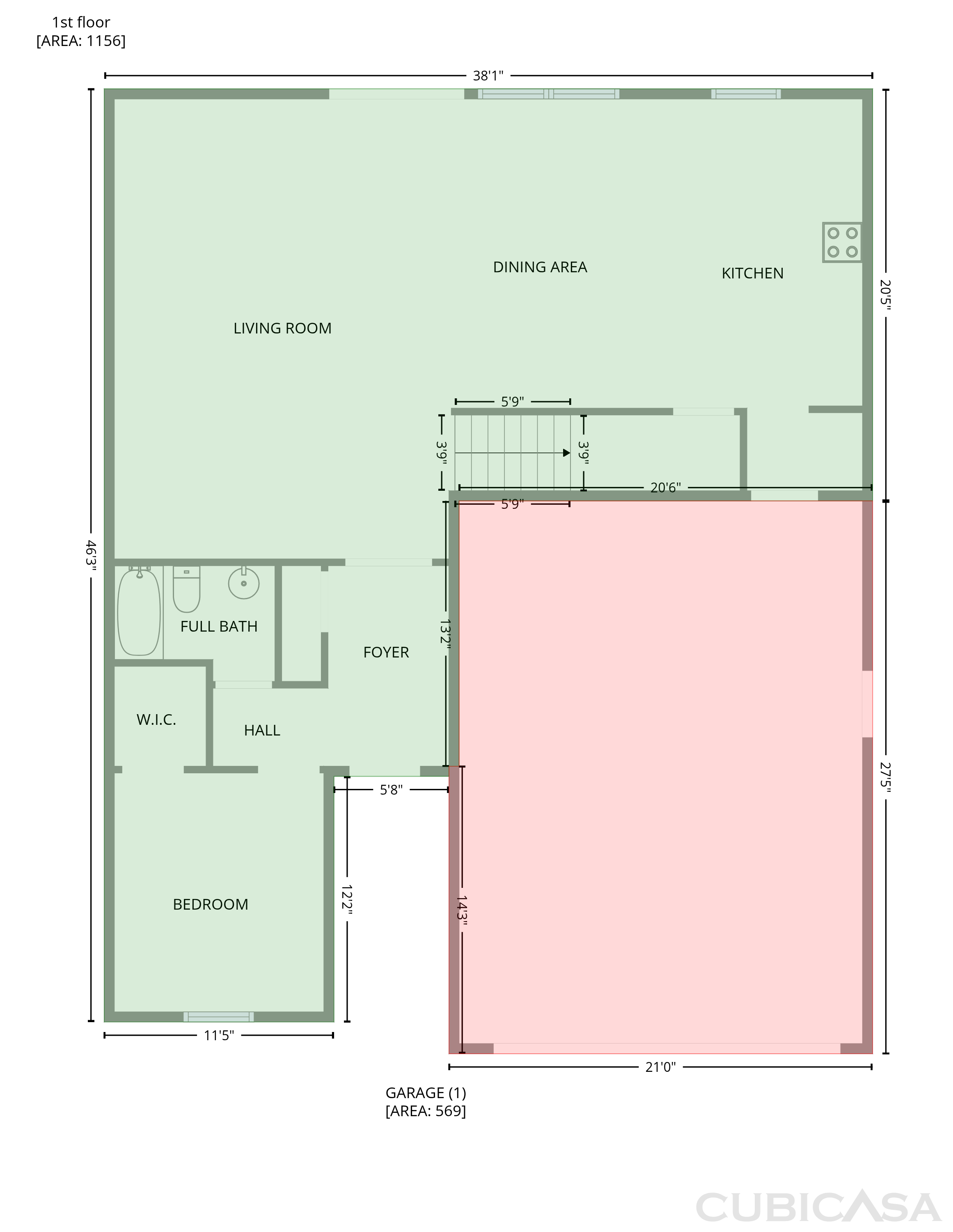 Main Floor of 4510 Penkert Pl, Lakeland, FL