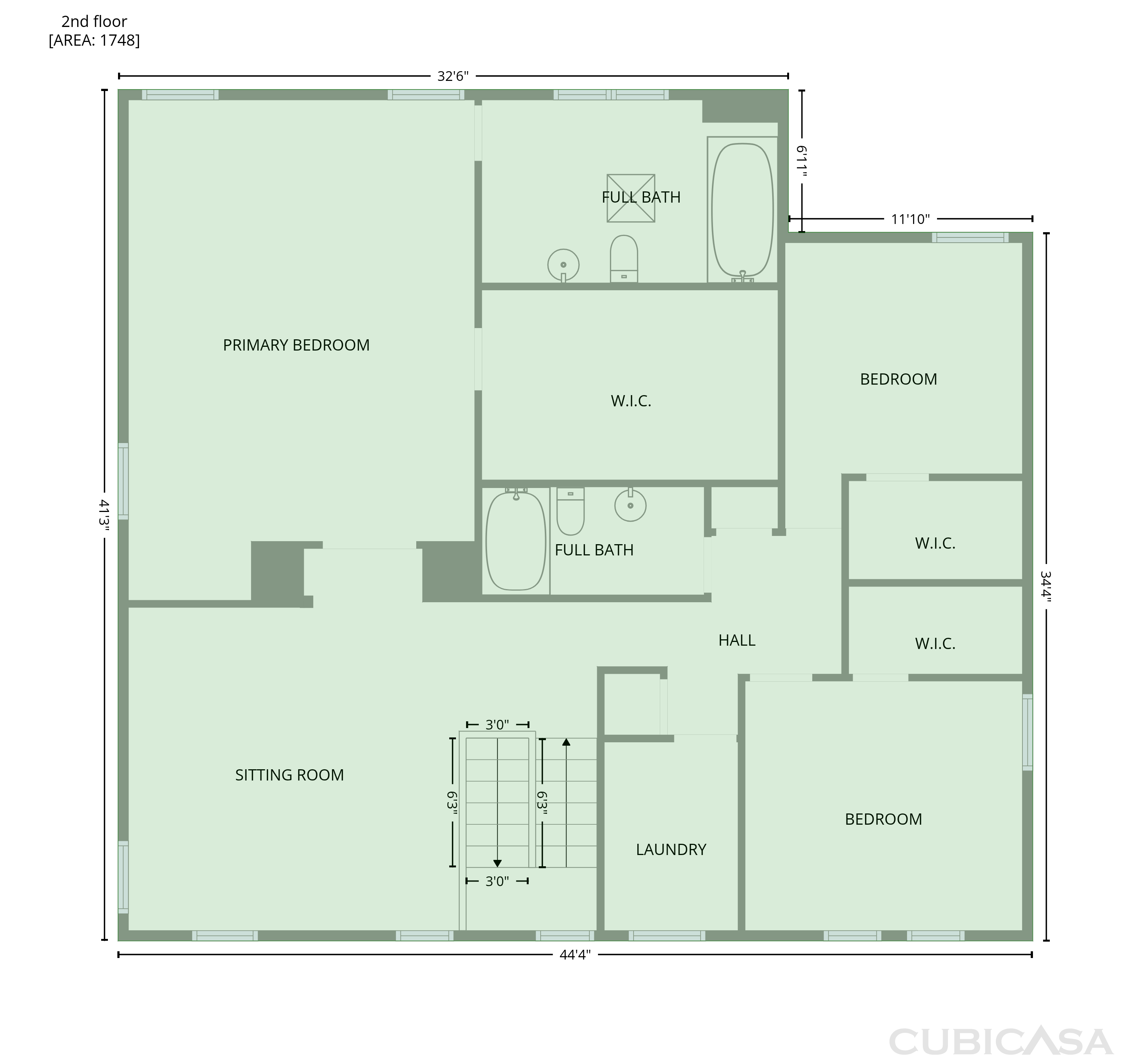 Second Floor of 156 Branch Valley Way, Dallas, GA